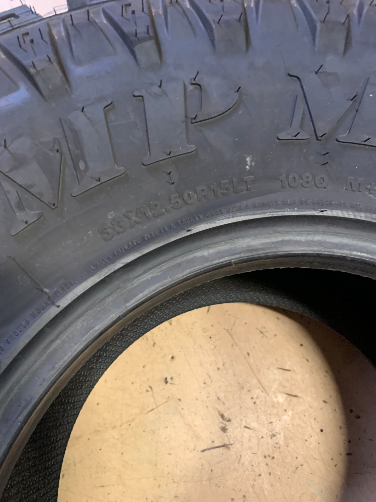 MUDCLAW COMP MTX BSW LT 33 12.5 15 108Q 6PLY ALL TERRAIN TIRE TBCMTX33