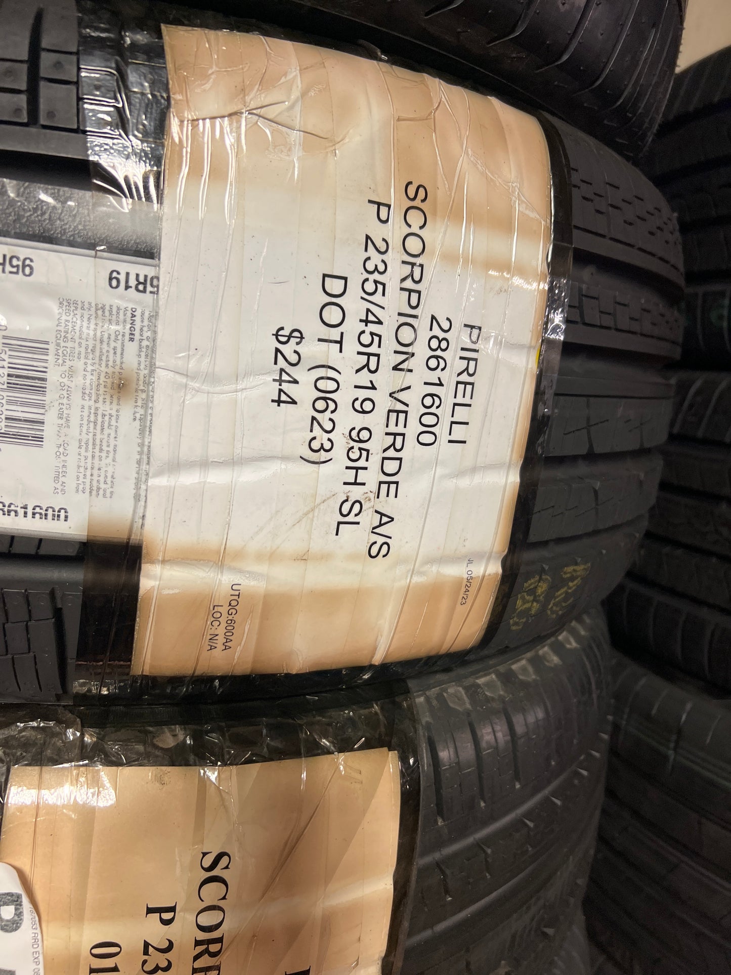 2 PIRELLI SCORPION VERDE A/S P 235 45 19 95H SL ALL SEASON TIRE 2861600 BQ2