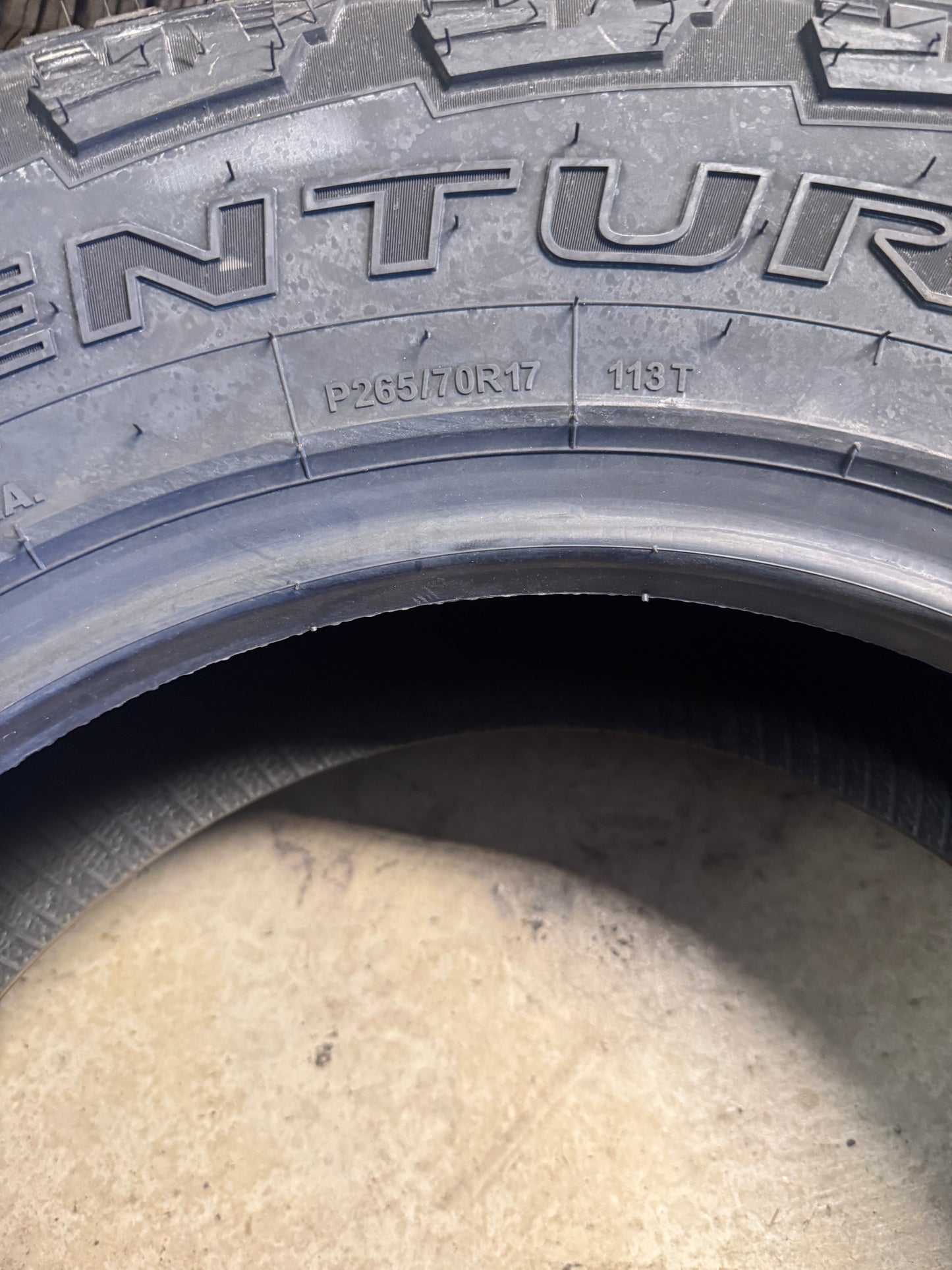2 GT RADIAL ADVENTURO ATX BSW P 265 70 17 113T ALL TERRAIN TIRE 100UA3706