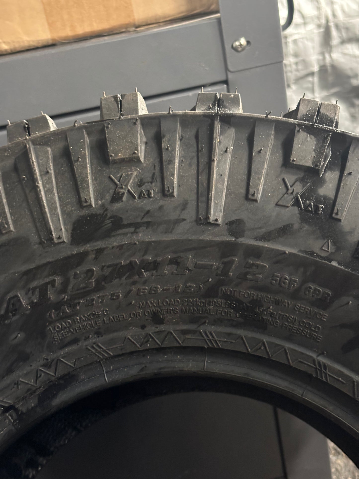 SEDONA COYOTE WL60A BSW AT 27 11 12 56F 6PLY ATV/UTV TIRE SDNA27381
