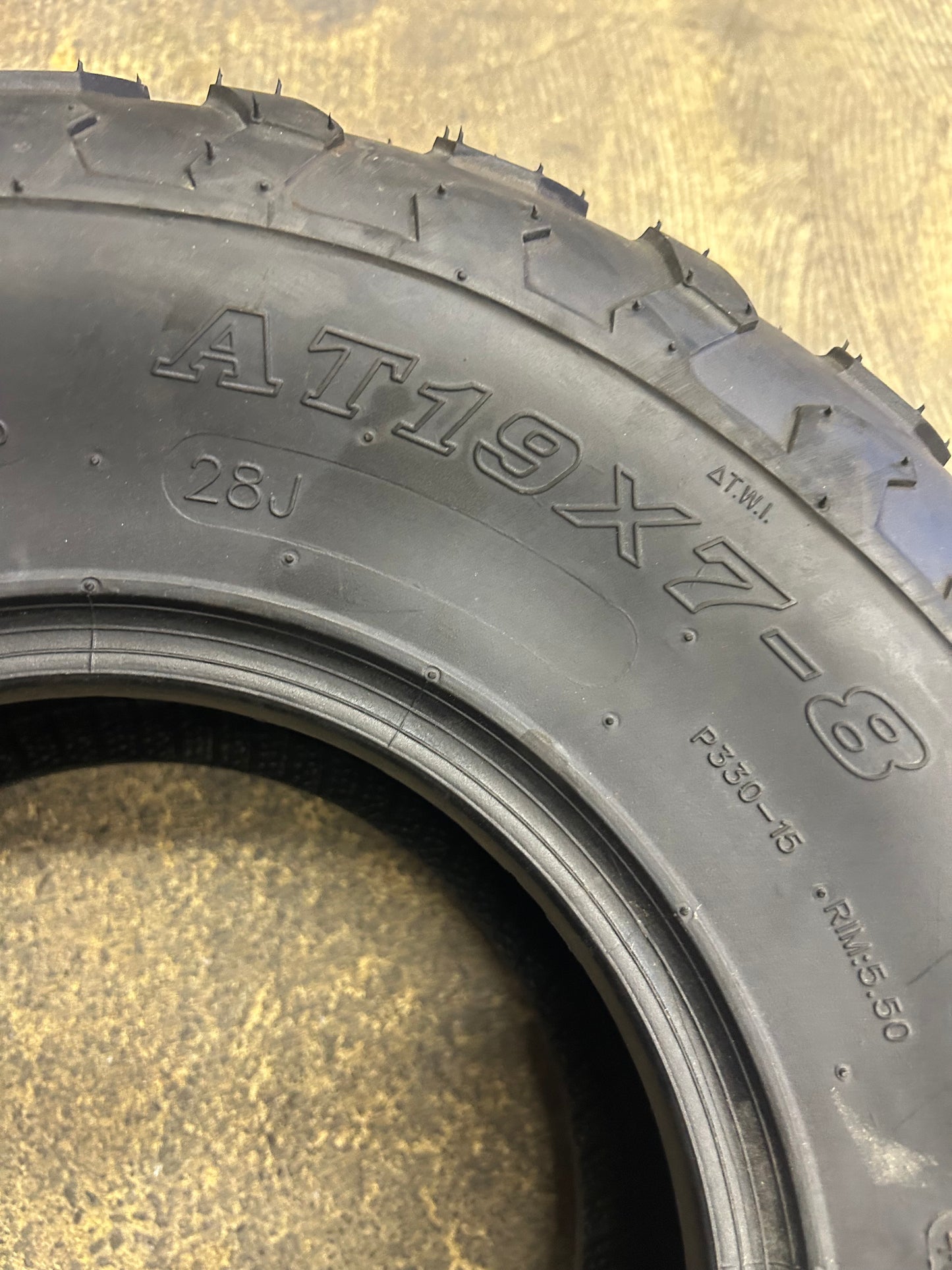 WANDA P330 BSW AT 19 7 8 28J 4PLY ATV/UTV TIRE 11038