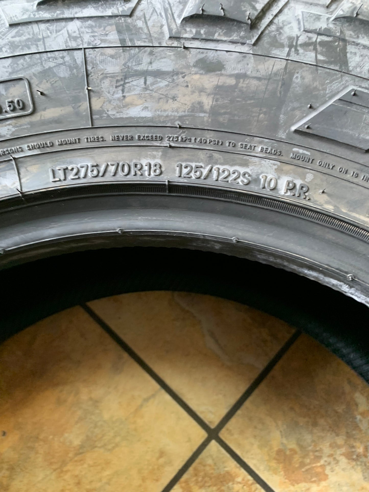 (KSL ONLY) 4 NITTO RECON GRAPPLER A/T BSW LT 275 70 18 125S 10PLY ALL TERRAIN TIRE 218730
