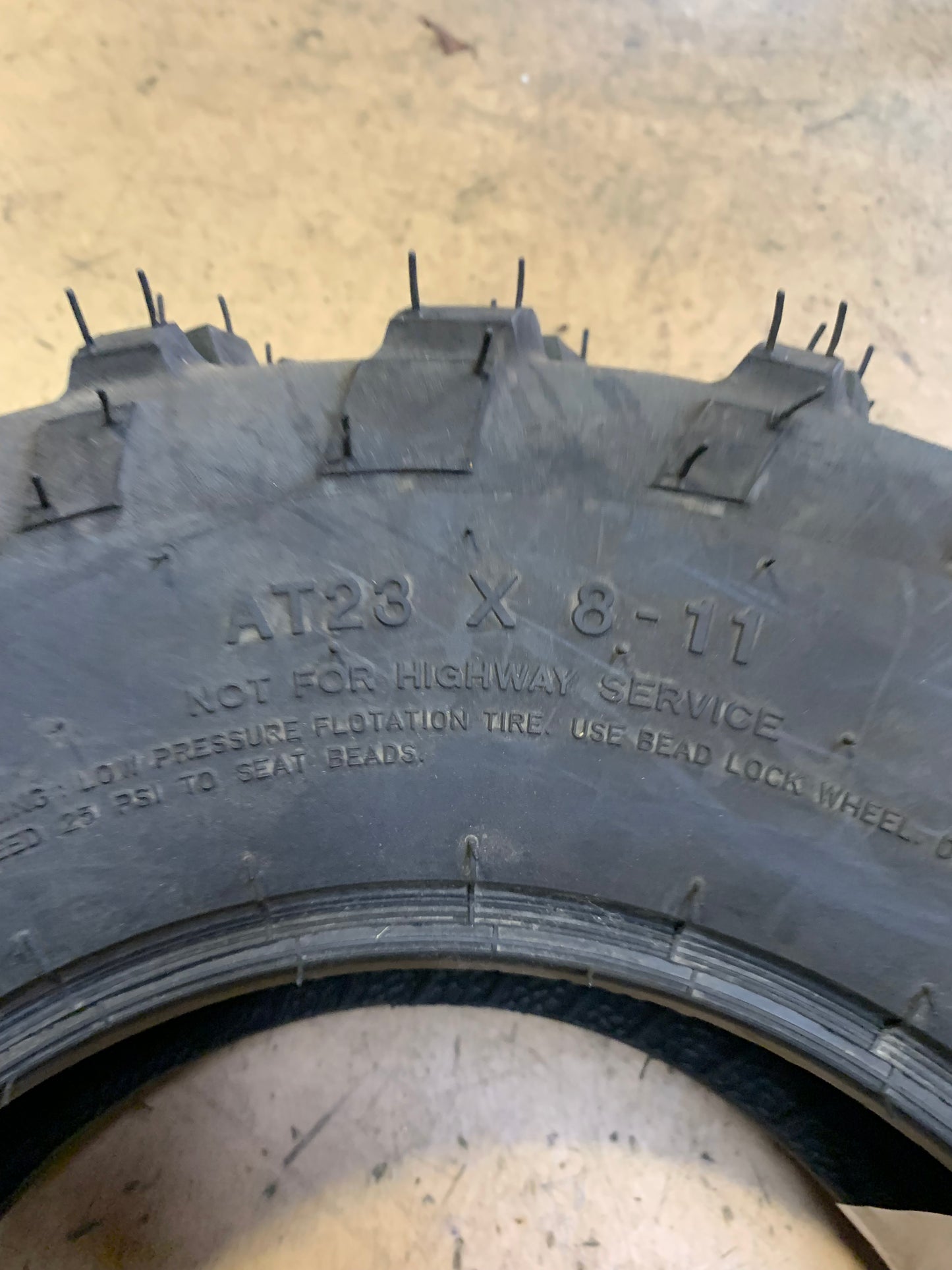 CARLISLE AT489 BSW AT 23 8 11 ATV/UTV TIRE 589304