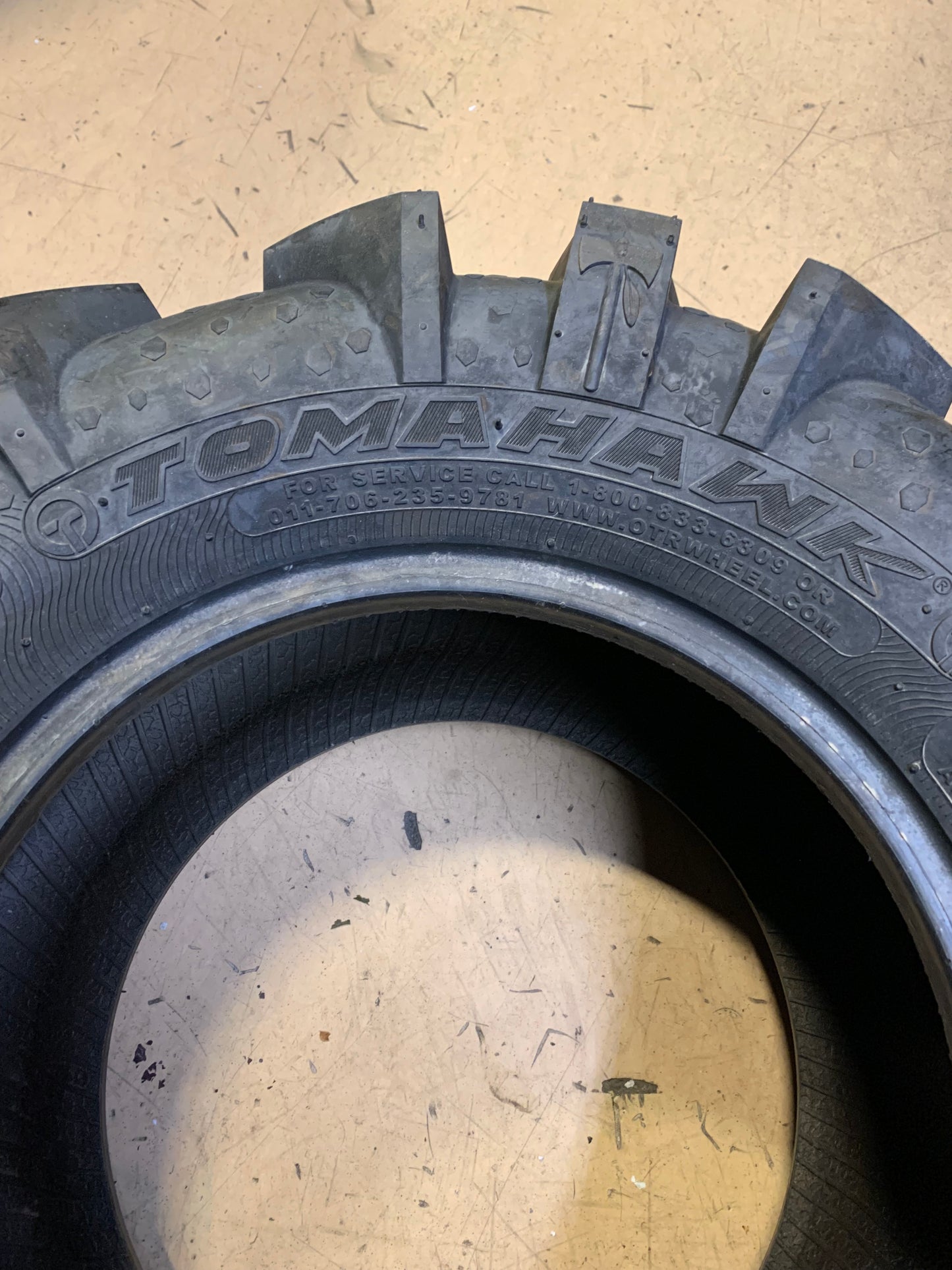 NOS OTR TOMAHAWK BSW AT 25 10 12 6PLY ATV/UTV TIRE T1200625100012