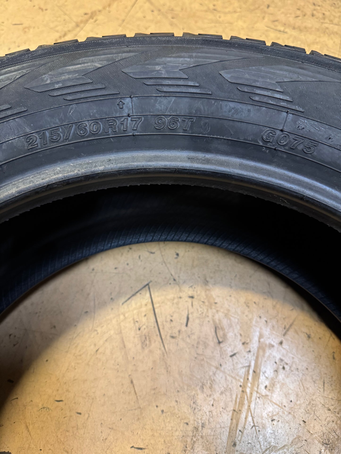 YOKOHAMA ICEGUARD GO75 BSW P 215 60 17 96T WINTER TIRE 110175138