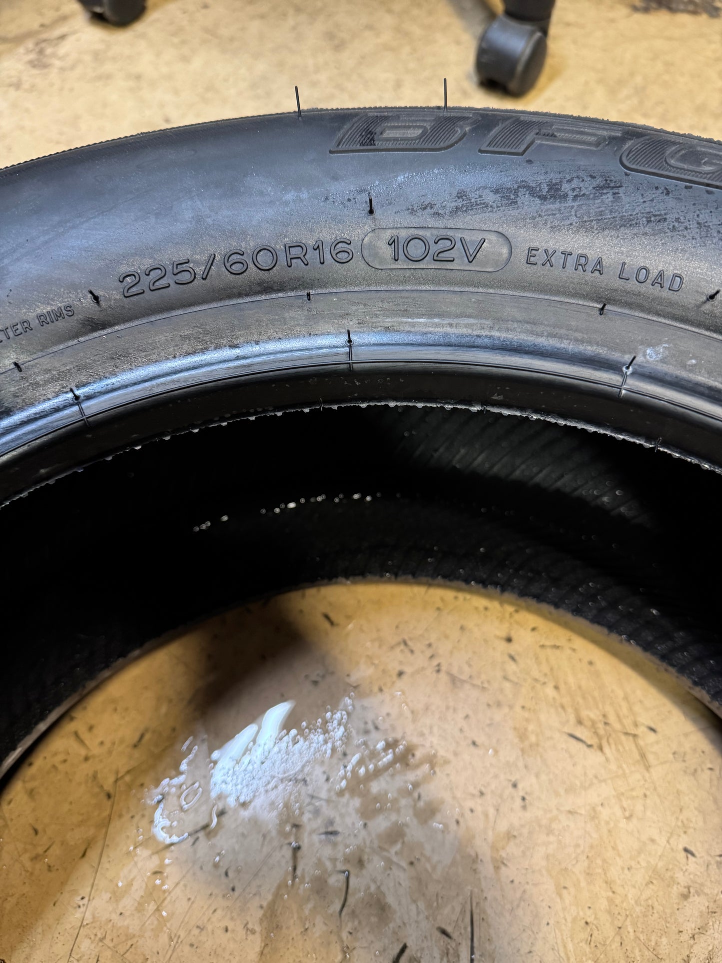 BFGOODRICH ELITE FORCE T/A BSW P 225 60 16 102V XL ALL SEASON TIRE 14787