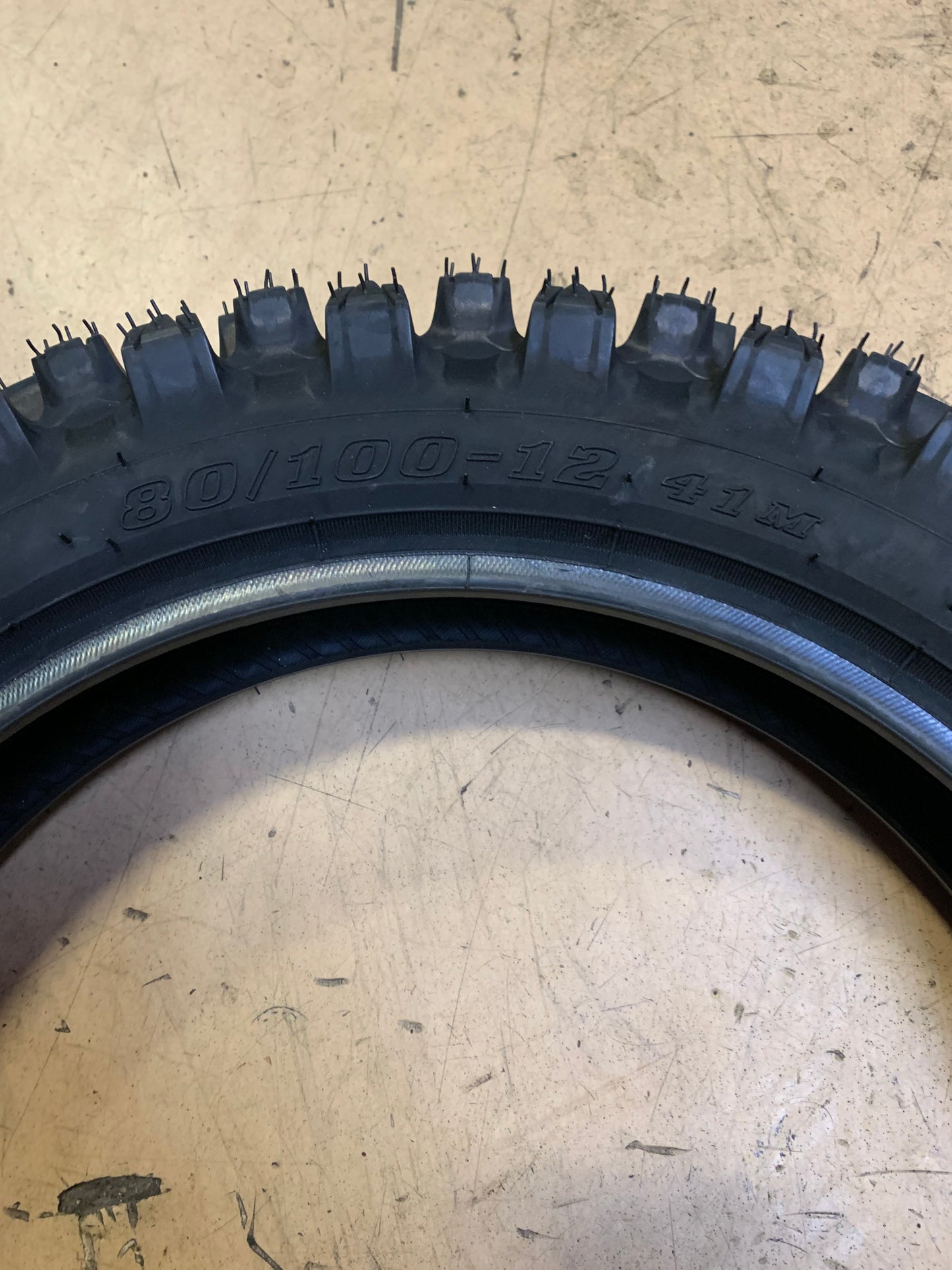DUNLOP GEOMAX MX34 80 100 12 41M REAR MOTORCYCLE TIRE 45273507