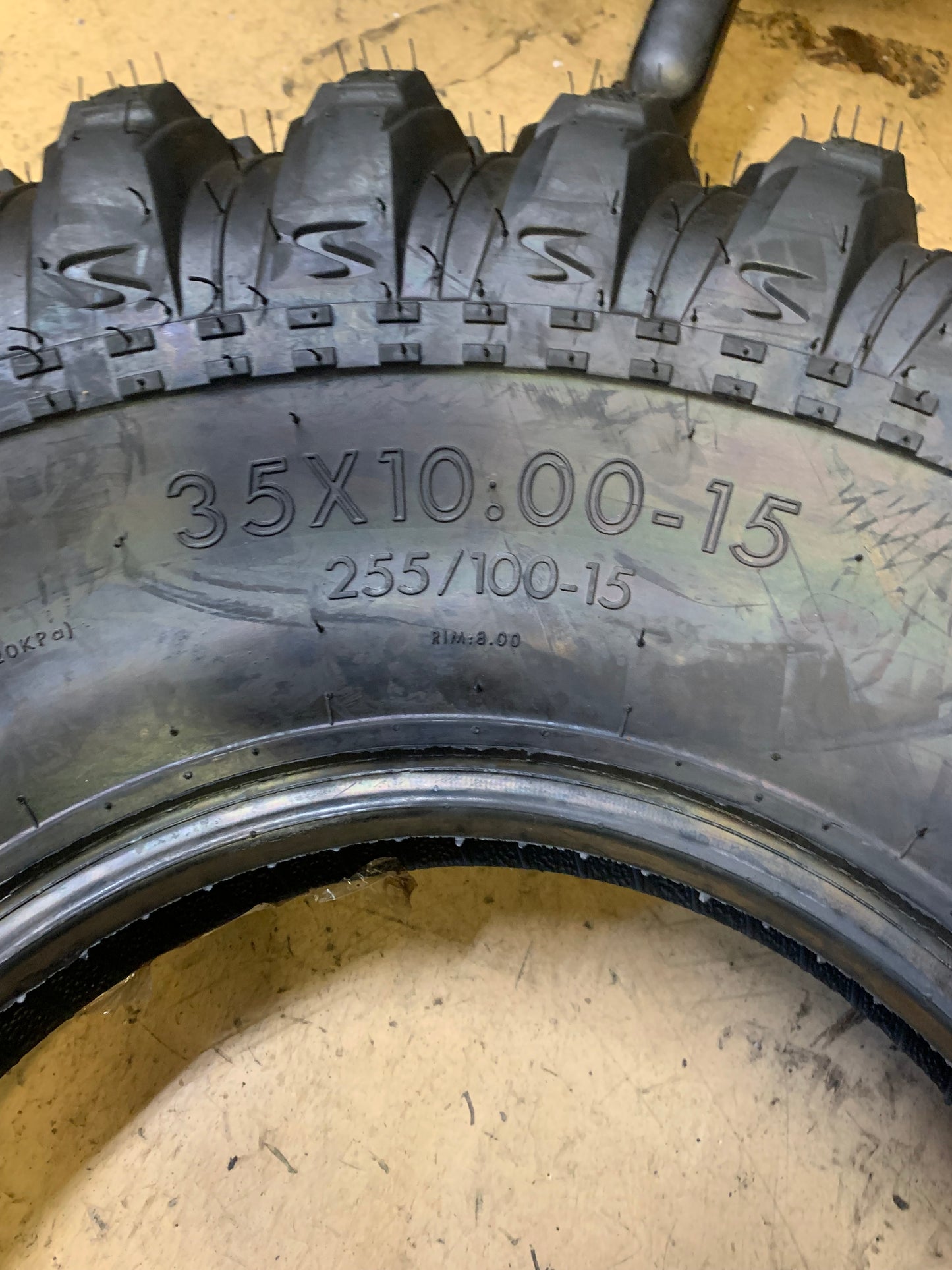SUPERATV XT WARRIOR BSW AT 35 10 15 80L 8PLY ATV/UTV TIRE D821294