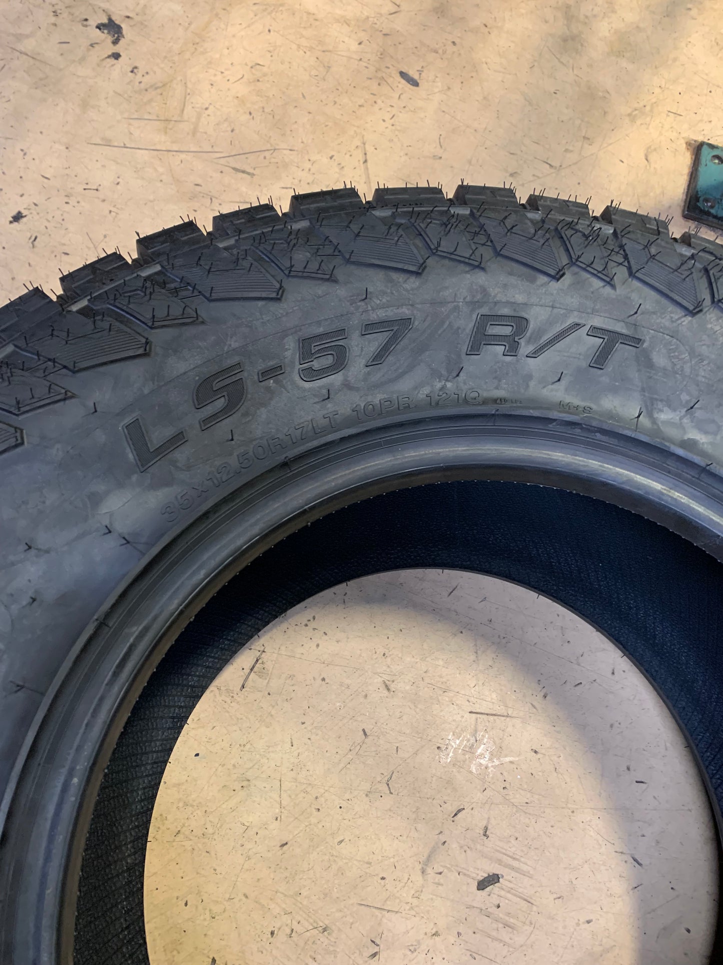 2 LANCASTER LS-57 R/T BSW LT 35 12.5 17 121Q 10 PLY RUGGED TERRAIN TIRE LC1170