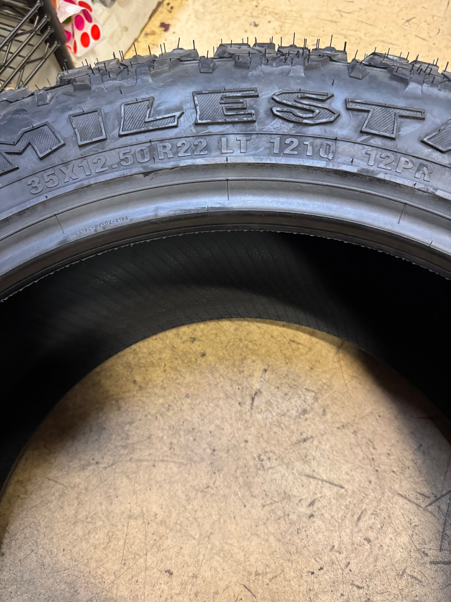 (KSL ONLY) 2 MILESTAR PATAGONIA M/T-02 BSW LT 35 12.5 22 121Q 12PLY TIRE 22229704