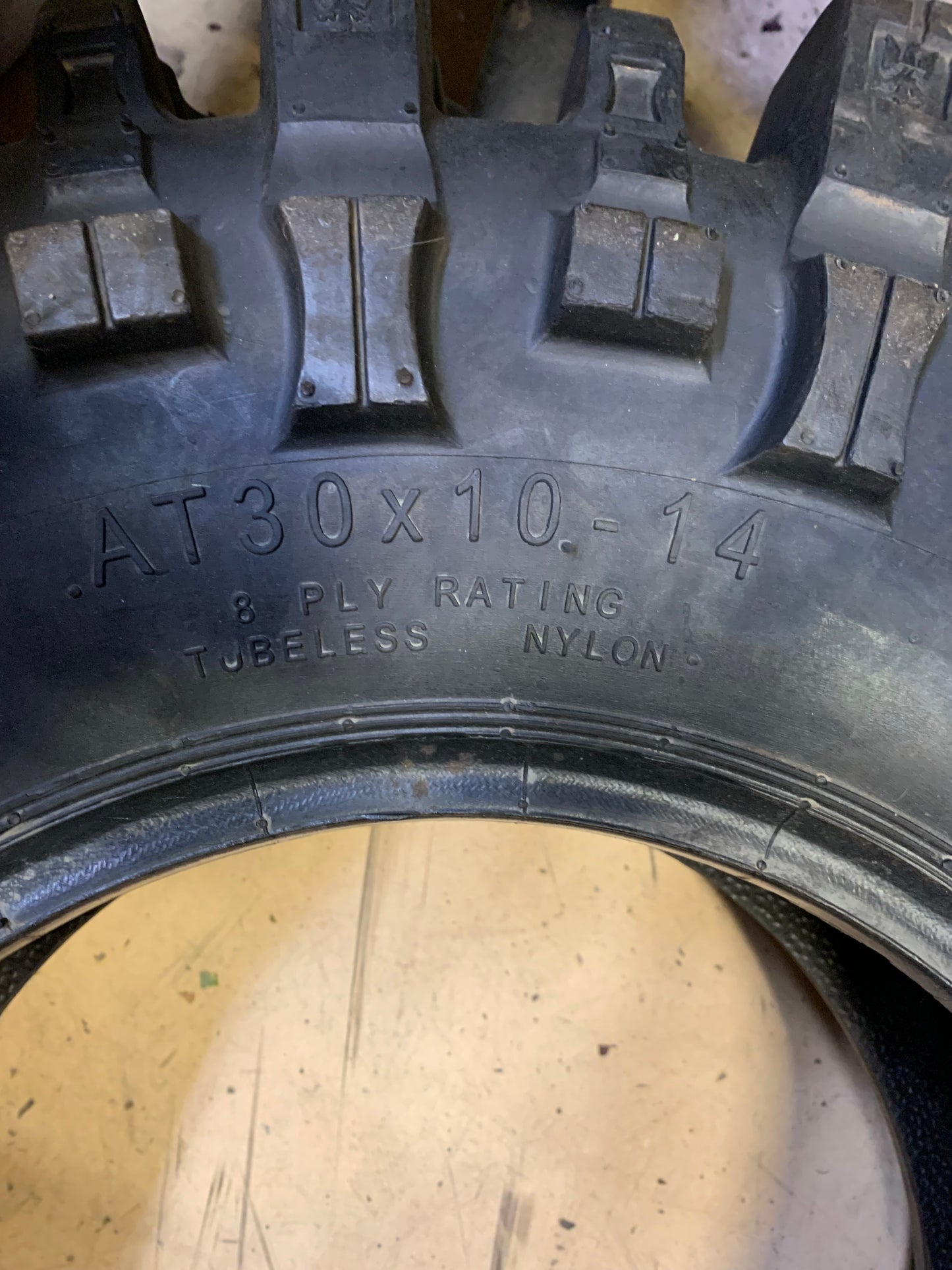 SUPER SWAMPER BOGGER UTV BSW AT 30 10 14 8 PLY ATV/UTV TIRE BAU-940