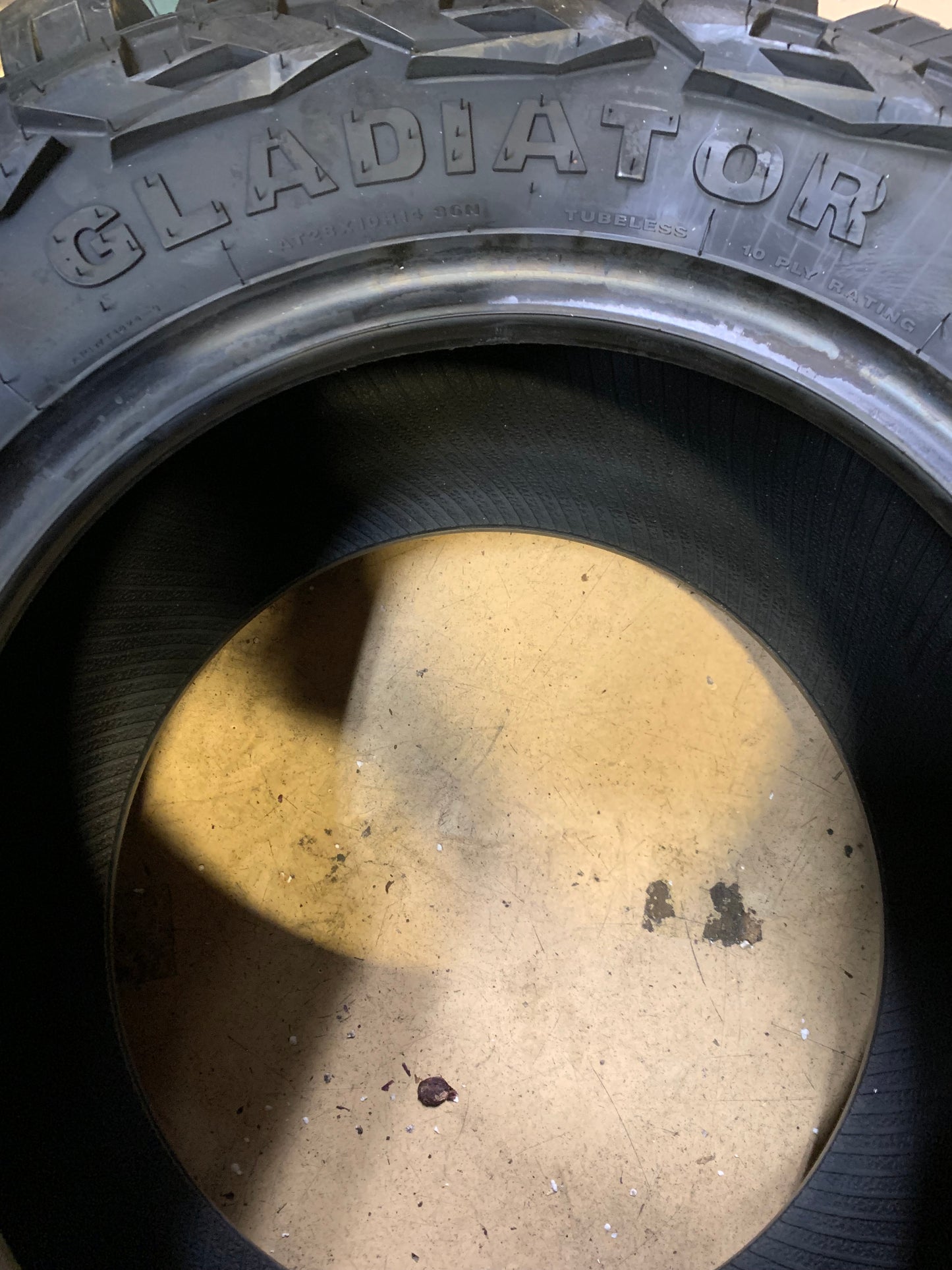 GLADIATOR XCOMP ATR BSW AT 28 10 14 86N 10 PLY ATV/UTV TIRE 1395604280