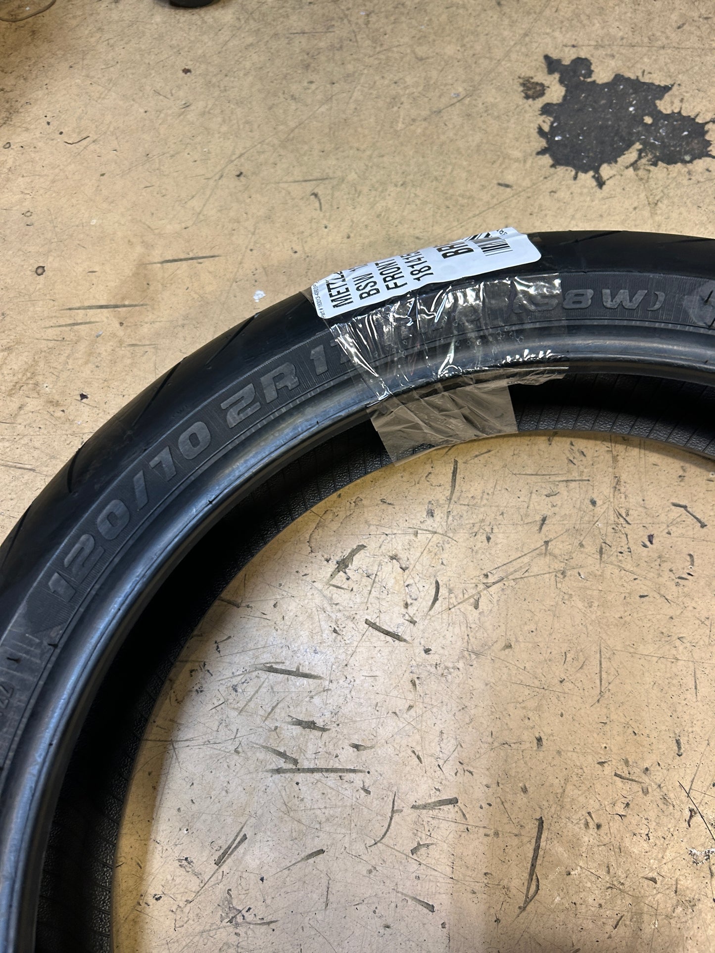 METZELER SPORTEC M9 RR BSW 120 70 17 58W FRONT MOTORCYCLE TIRE 1814150