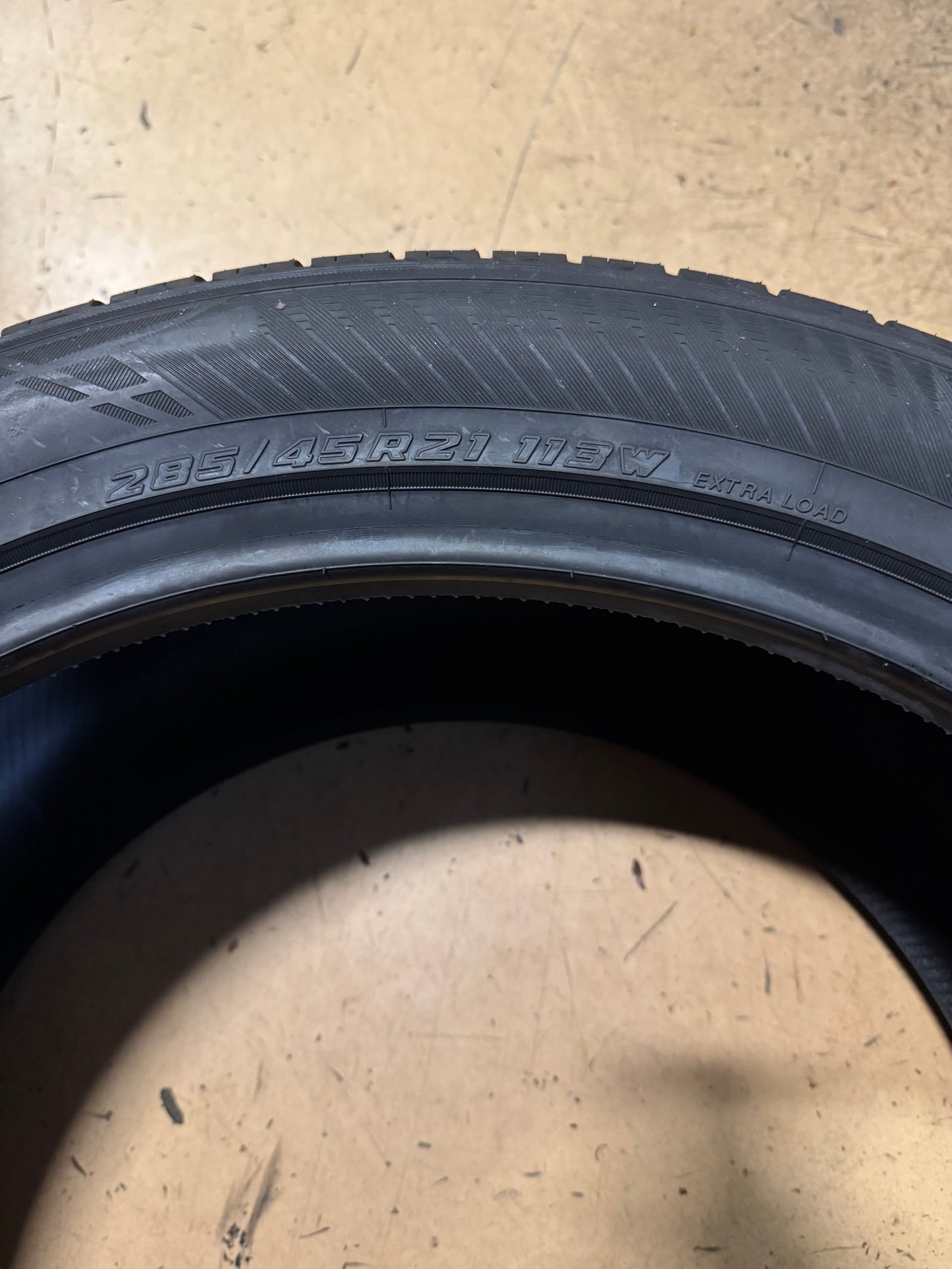 YOKOHAMA GEOLANDAR X-CV G057 BSW P 285 45 21 113W XL ALL SEASON TIRE 110157033