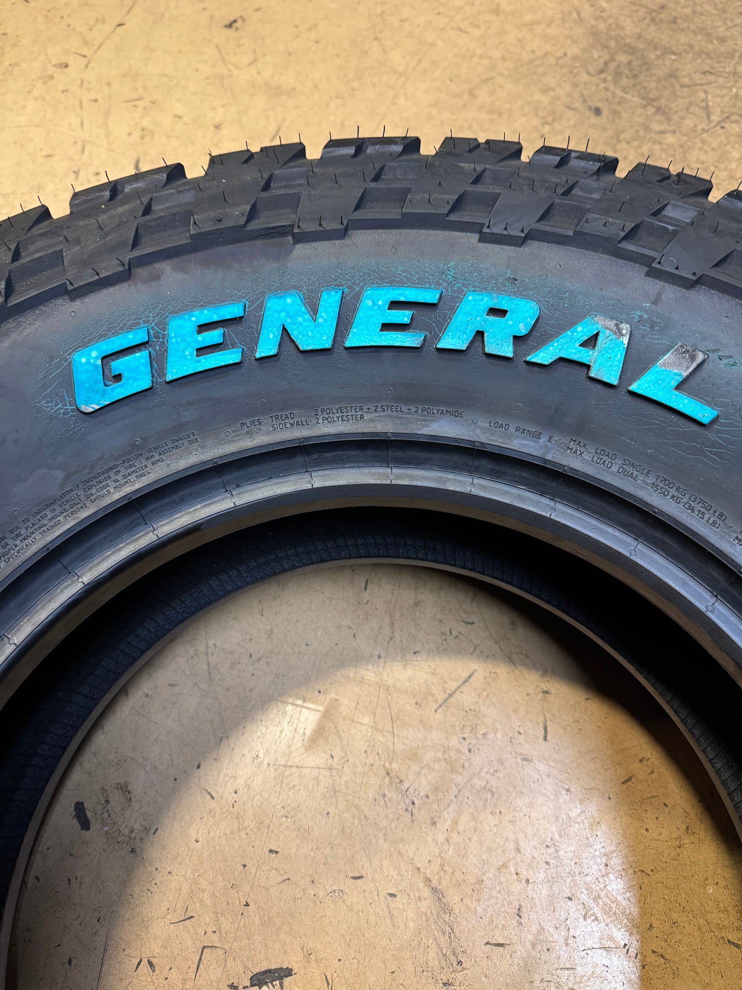 (KSL ONLY) 4 GENERAL GRABBER A/TX RWL LT 285 75 16 126/123R 10PLY ALL TERRAIN TIRE 4508480000