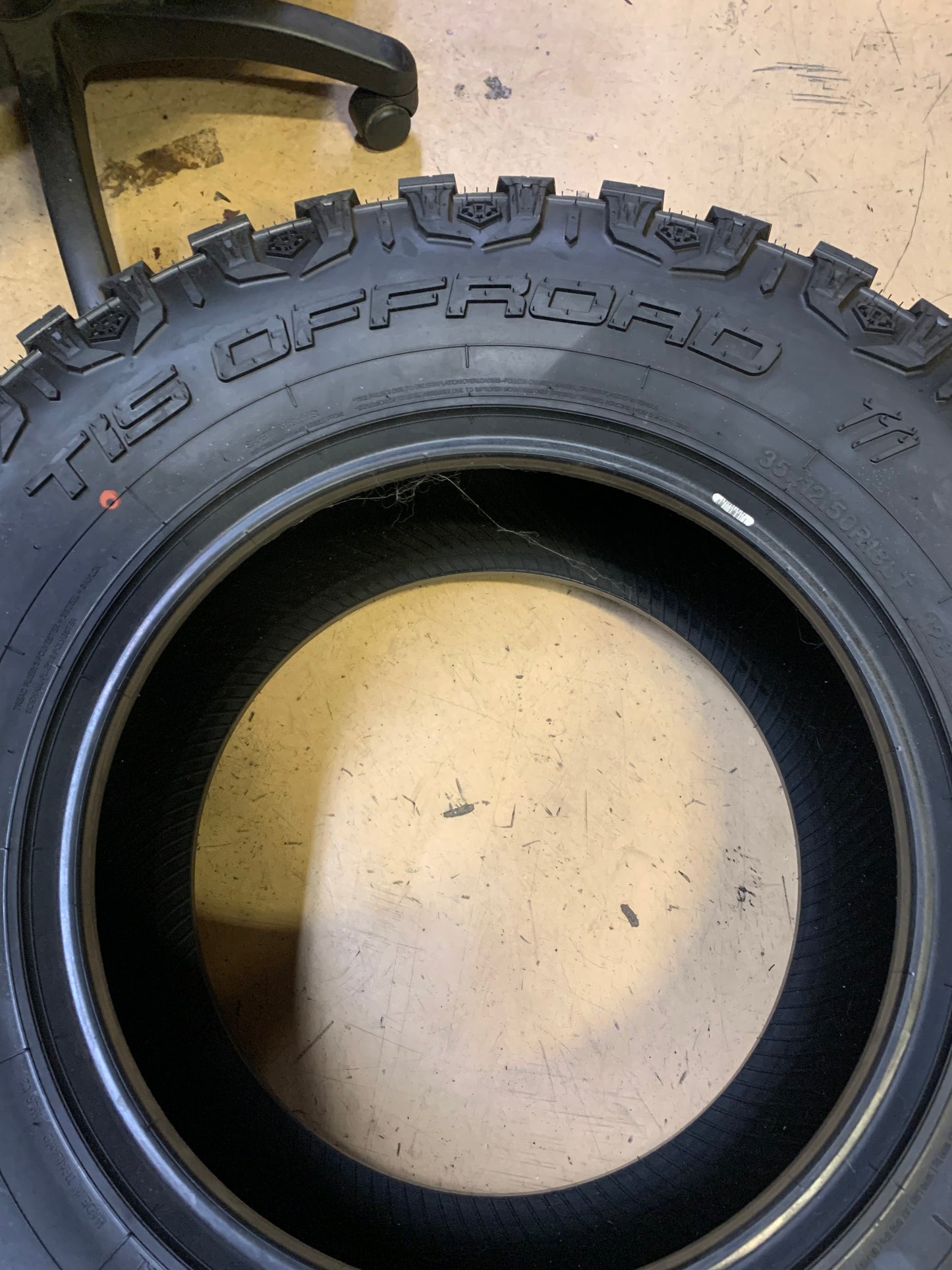 HERCULES TIS OFFROAD TT1 BSW LT 35 12.5 18 128Q 12PLY MUD TERRAIN TIRE 98534