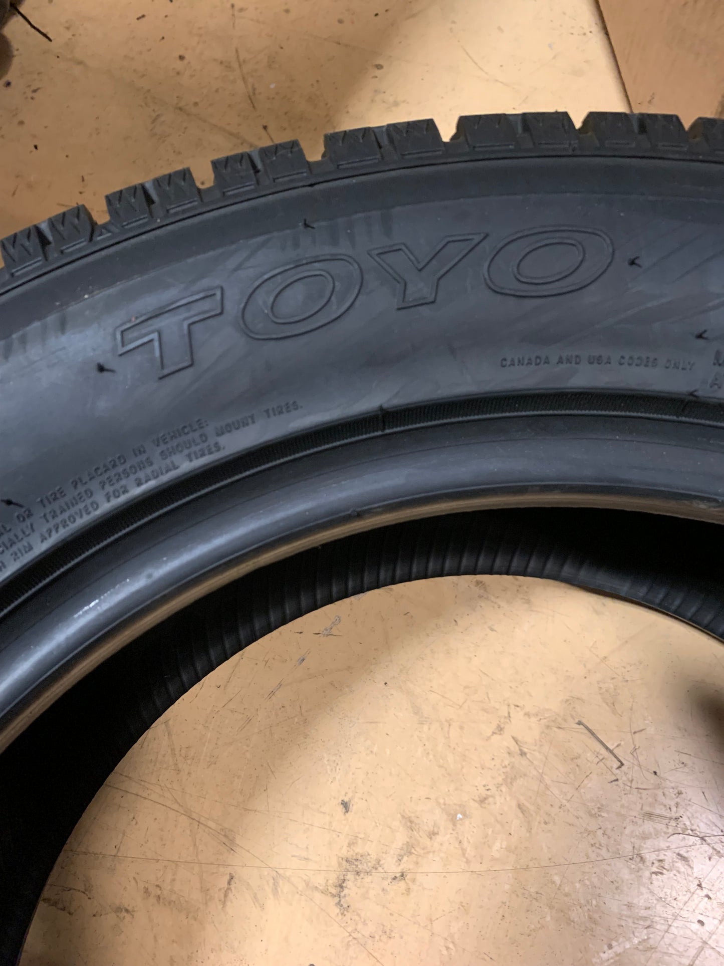 2 TOYO OBSERVE GARIT KX P 225 55 17 97H SL WINTER TIRES 149660