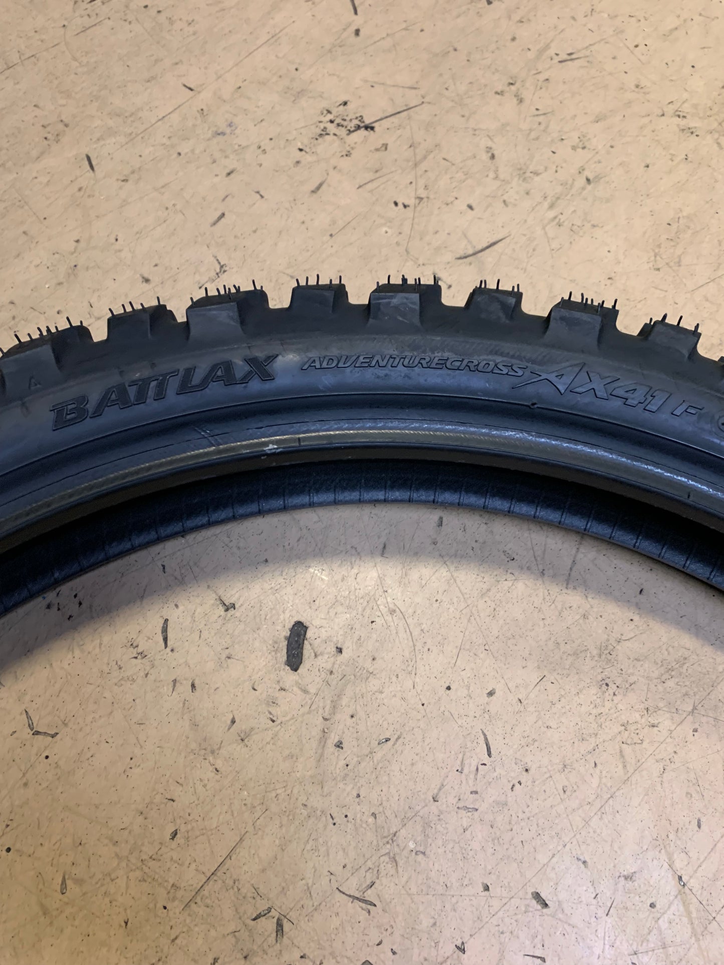 BRIDGESTONE BATTLAX ADVENTURECROSS AX41 BSW 90 90 21 54Q FRONT MOTORCYCLE TIRE 11457