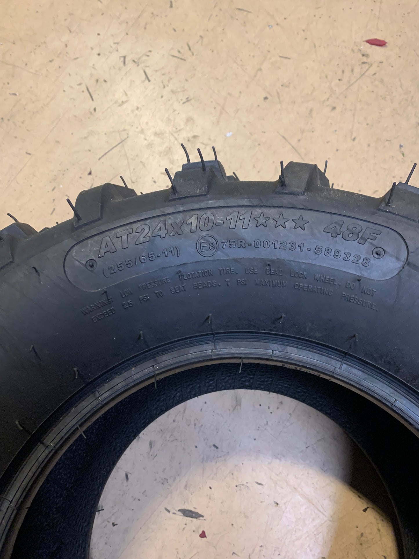 CARLSTAR AT489 BSW AT 24 10 11 48F ATV/UTV TIRE 589328