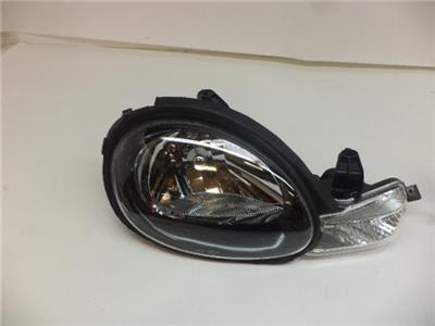 00-02 Dodge Neon Euro Style Crystal Headlights + Bumper Lens - Black H5LP