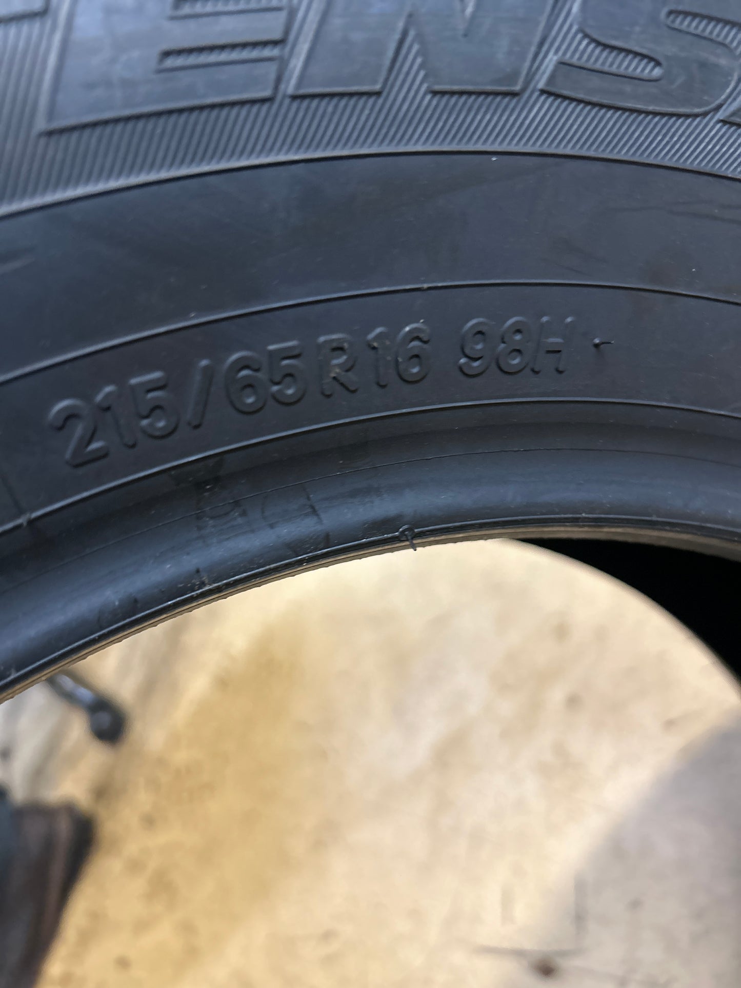 TOYO EXTENSA A/S II BSW 215 65 16 98H ALL SEASON TIRE 148150