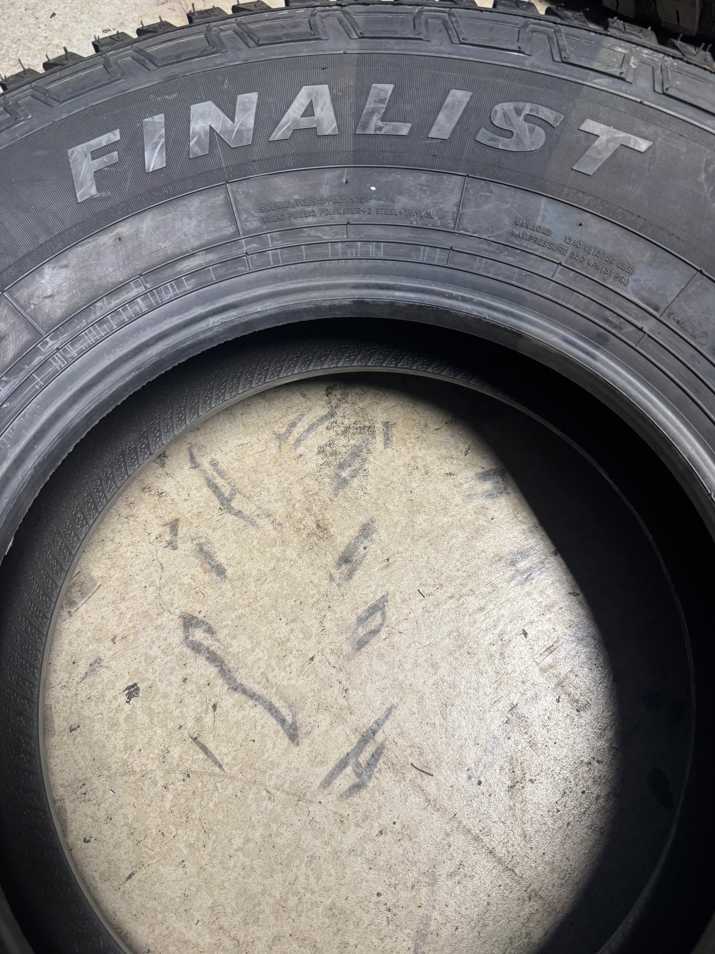 2 NOS FINALIST TERRENO A/T BSW P 265 75 16 116S ALL TERRAIN TIRE LLSUV039