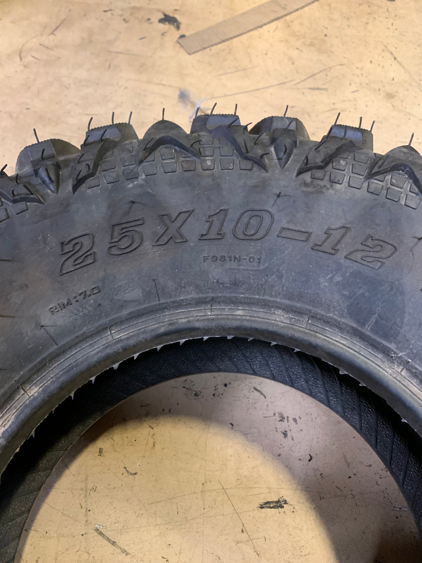 LOADMAXX BSW AT 25 10 12 8PLY ATV/UTV TIRE LM251012