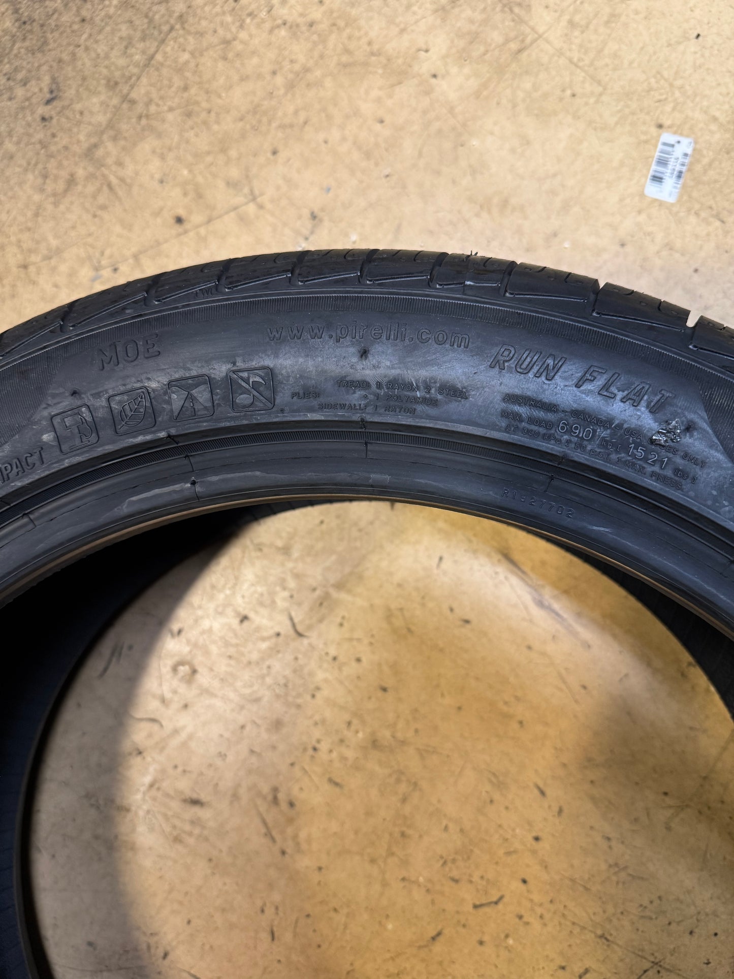 2 PIRELLI CINTURATO P7 ALL SEASON (MOE) BSW RUN FLAT P 225 45 18 95H XL TIRE 2814000