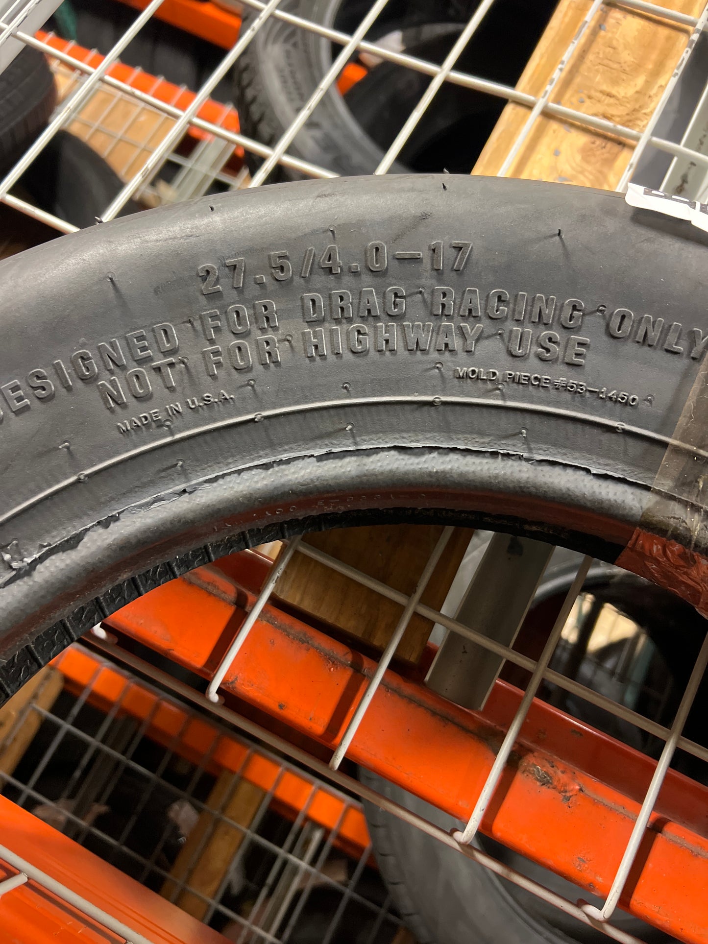 NEW MICKEY THOMPSON ET FRONT WL 27.5 4.0-17 DRAG SLICK RACING TIRE 250922