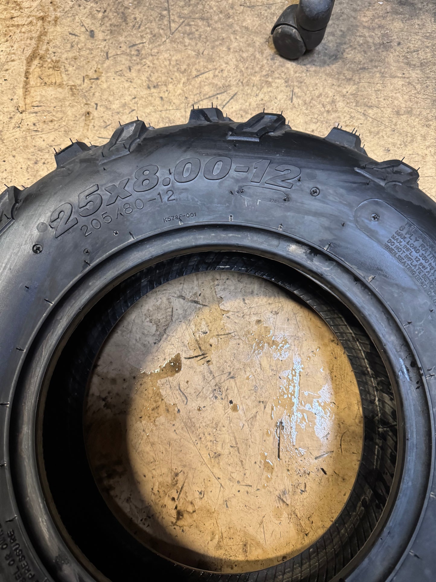 MOOSE SPLITTER BSW AT 25 8 12 6PLY ATV/UTV TIRE 654212