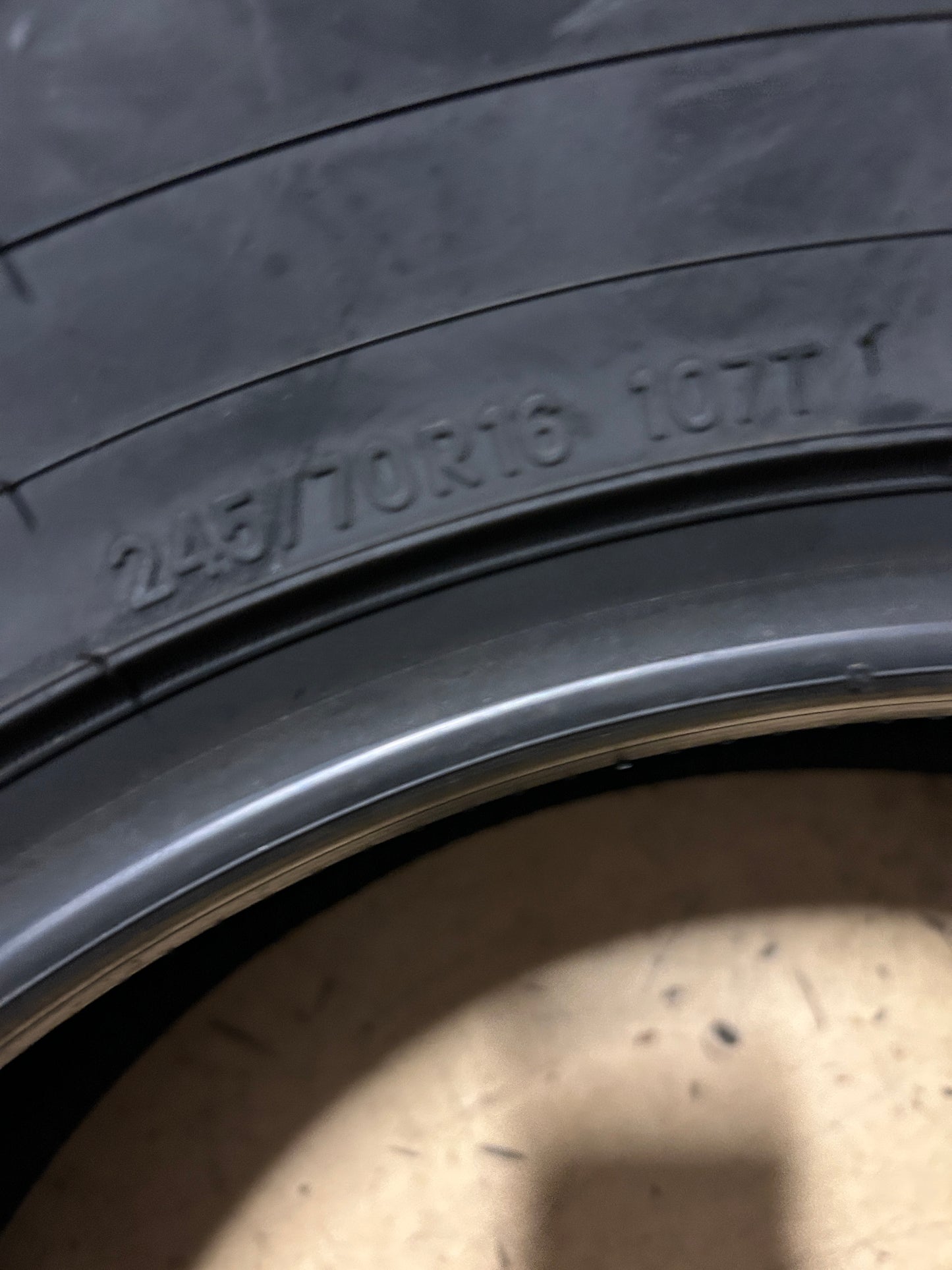 NOS BIG O BIG FOOT A/T II BSW P 245 70 16 107T ALL TERRAIN TIRE BIGII2457016