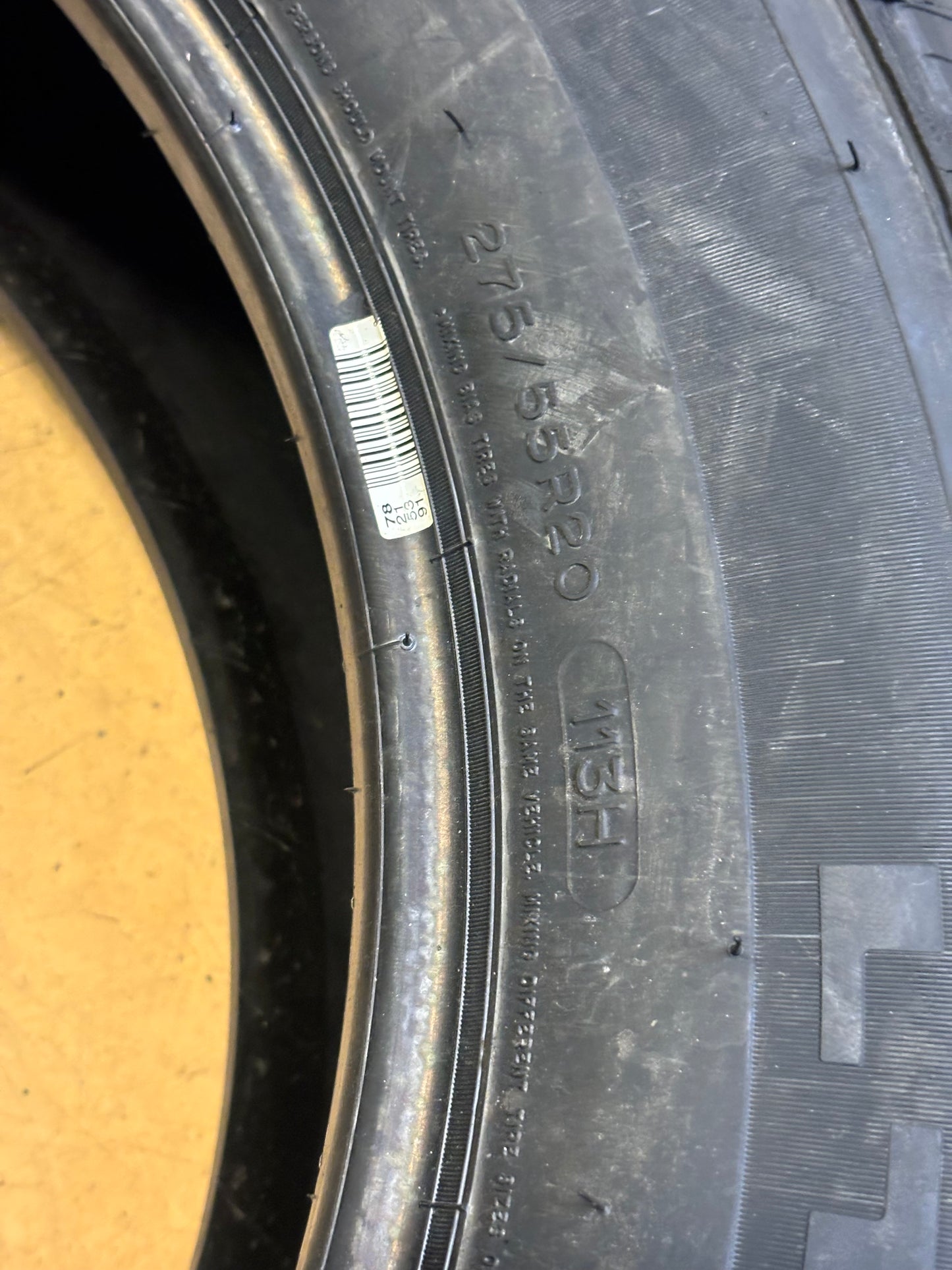 MICHELIN LTX M/S2 P 275 55 20 113H SL ALL SEASON TIRE 29059