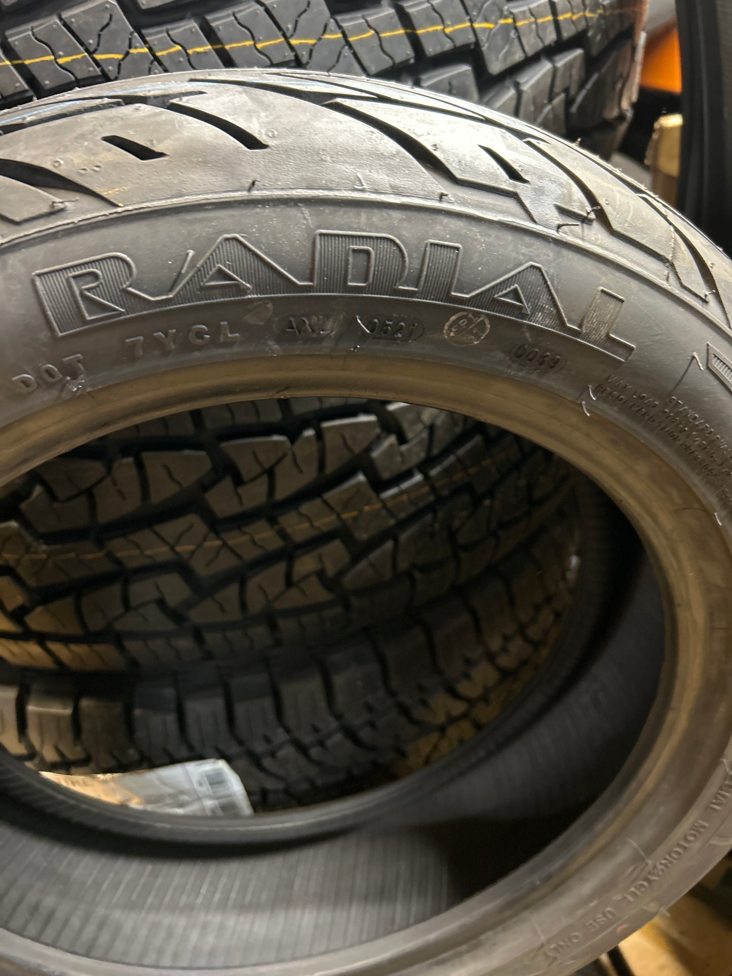 NOS KENDA RADIAL BSW 165 55 15 55H FRONT TIRE 042015001A1