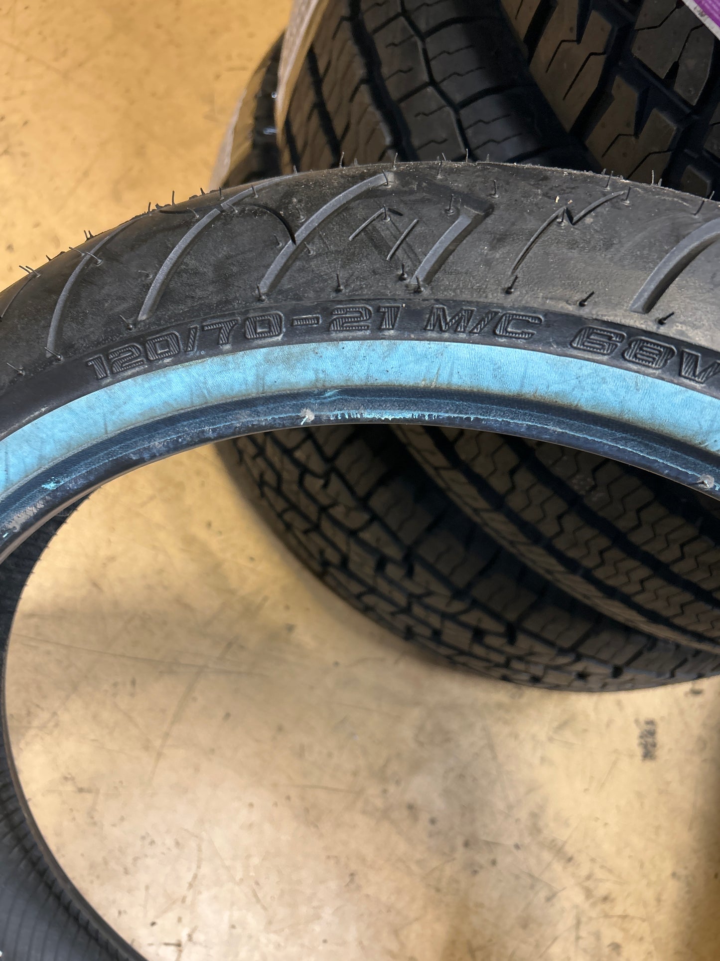 SHINKO SR777 HD NWW 120 70 21 68V FRONT MOTORCYCLE TIRE 874583
