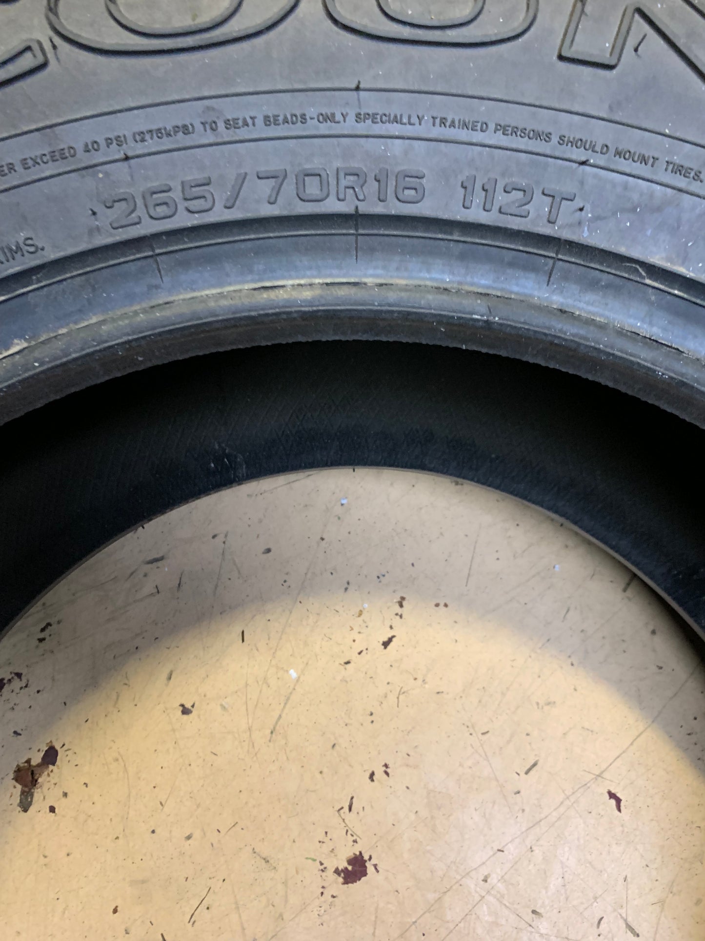 SUMITOMO ENCOUNTER AT BSW P 265 70 16 112T  ALL TERRAIN TIRE ATH93