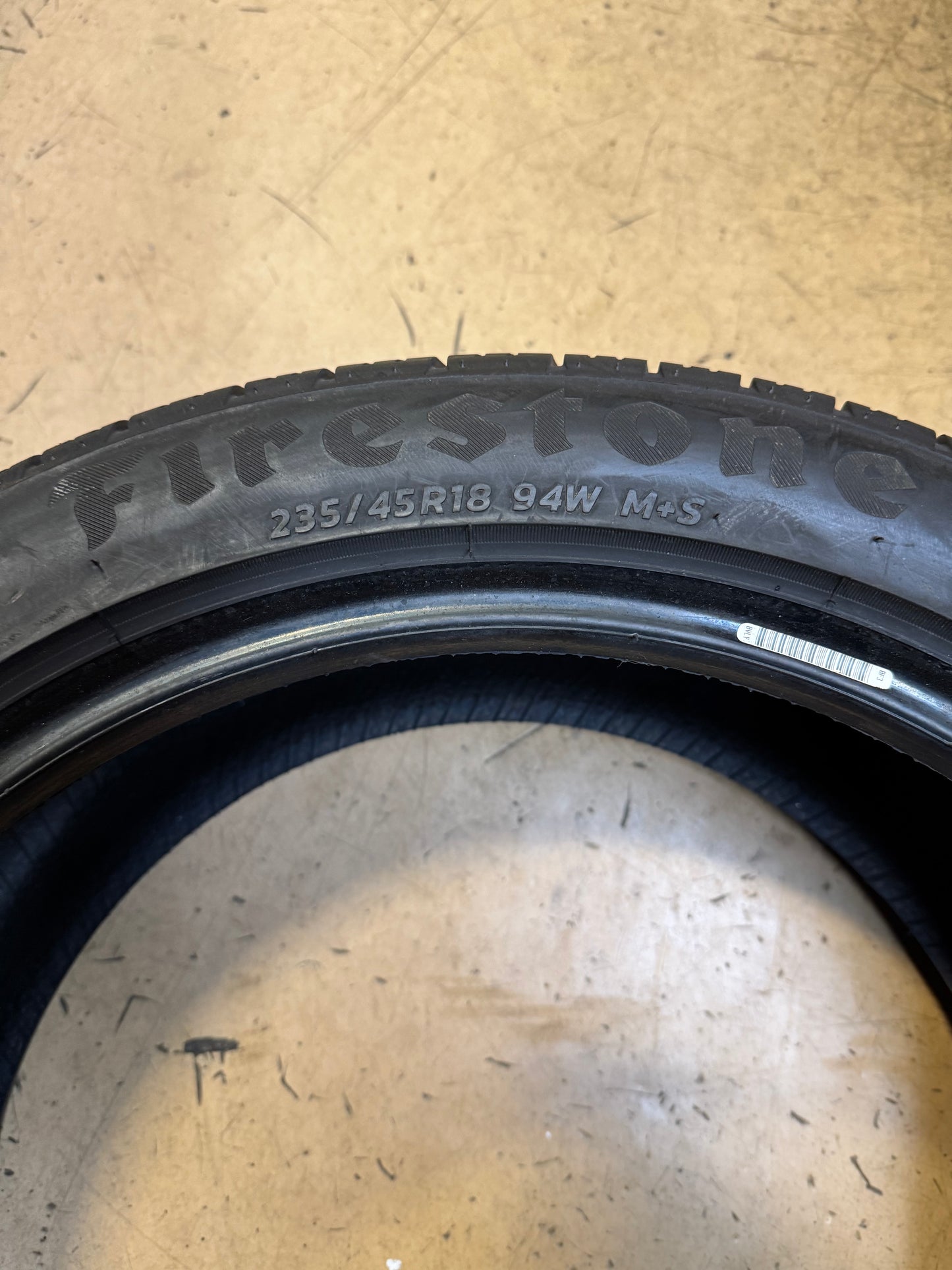 FIRESTONE FIREHAWK A/S V2 BSW P 235 45 18 94W UHP ALL SEASON TIRE 008240