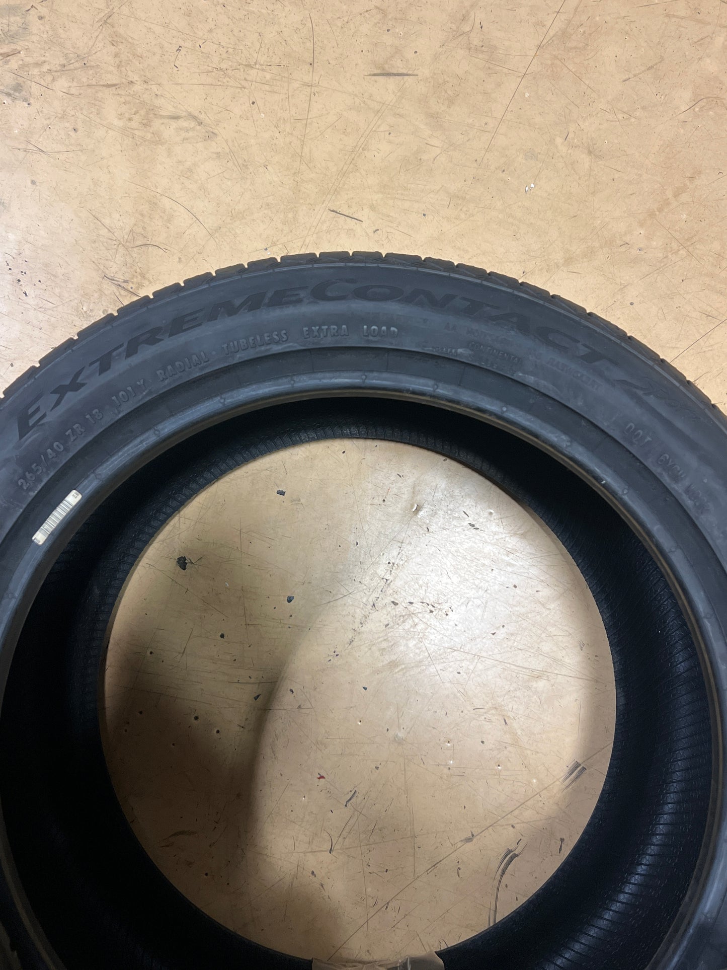 2 NEW CONTINENTAL EXTREME CONTACT SPORT P 265 40 ZR18 101Y XL UHP TIRES 15507230000