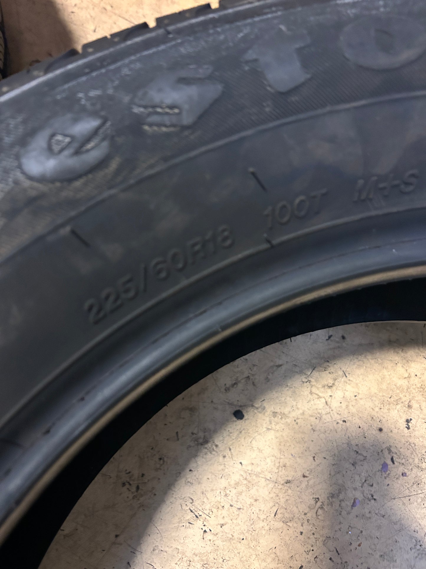 2 NOS FIRESTONE ALL SEASON BSW P 225 60 18 100T ALL SEASON TIRE 004060