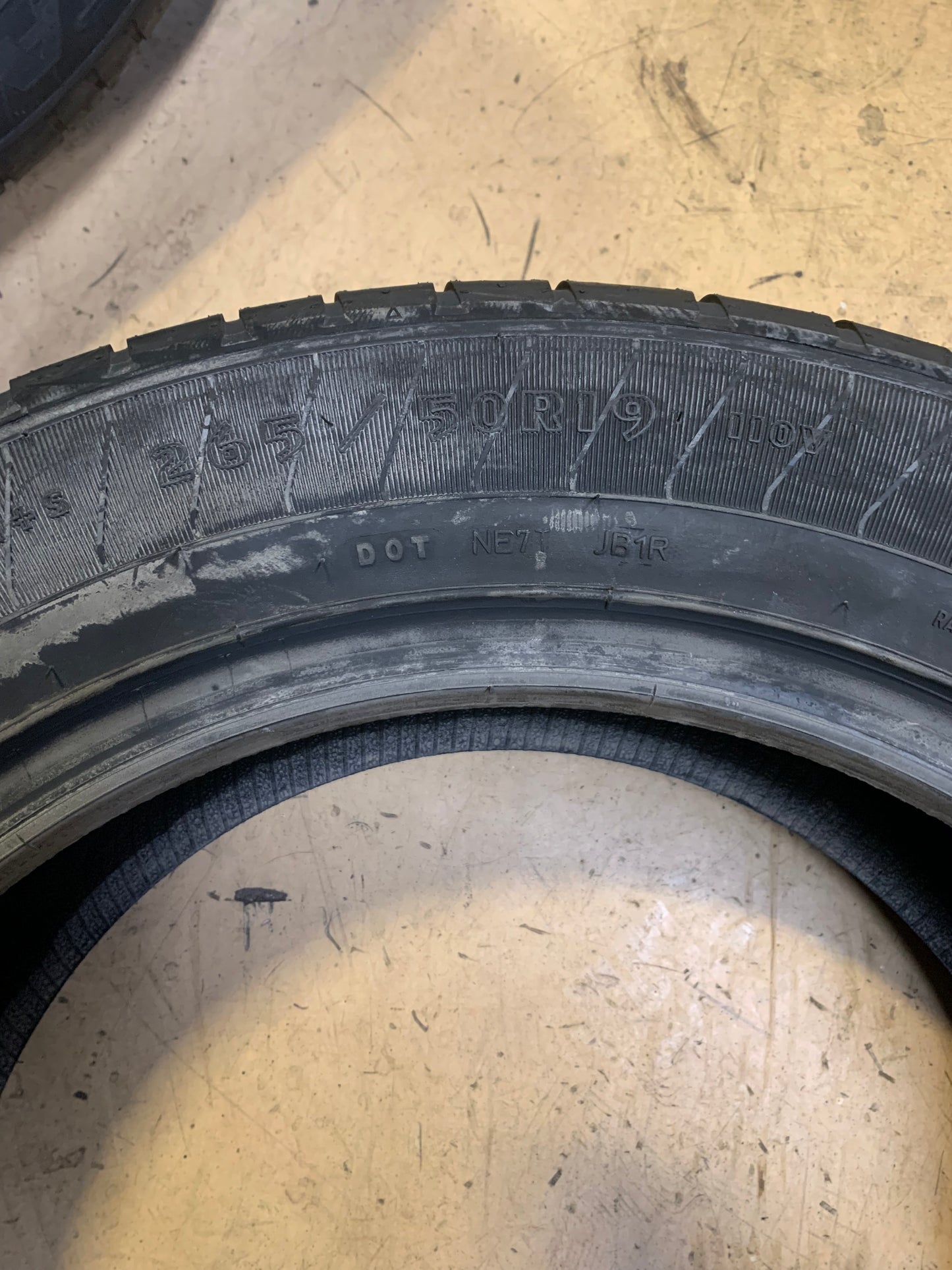 NOS GOODYEAR EAGLE LS2 N1 BSW P 265 50 19 110V XL ALL SEASON TIRE 706385308