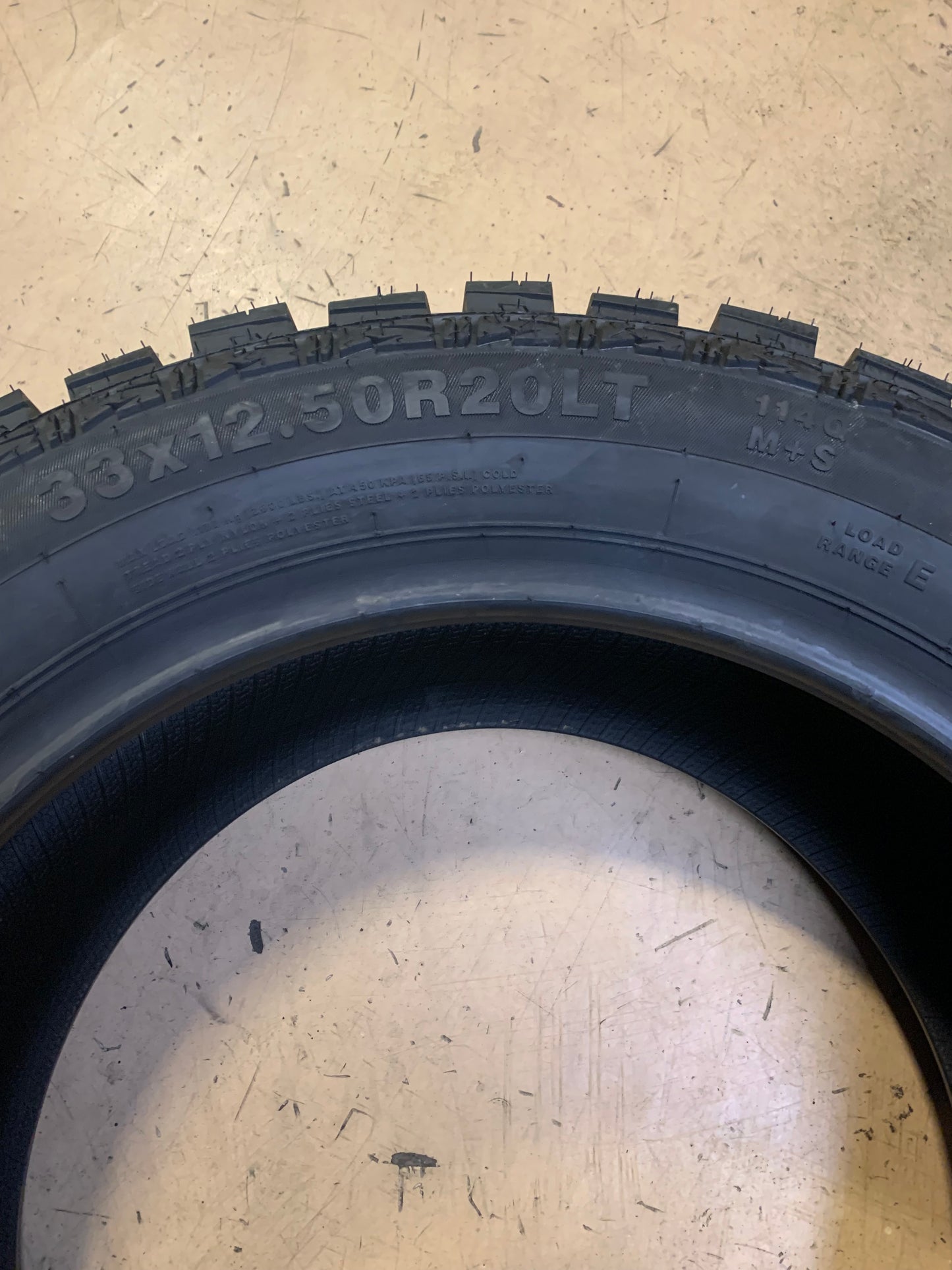 GLADIATOR QR900-MT BSW LT 33 12.5 20 114Q 10 PLY MUD TERRAIN TIRE 1932250333