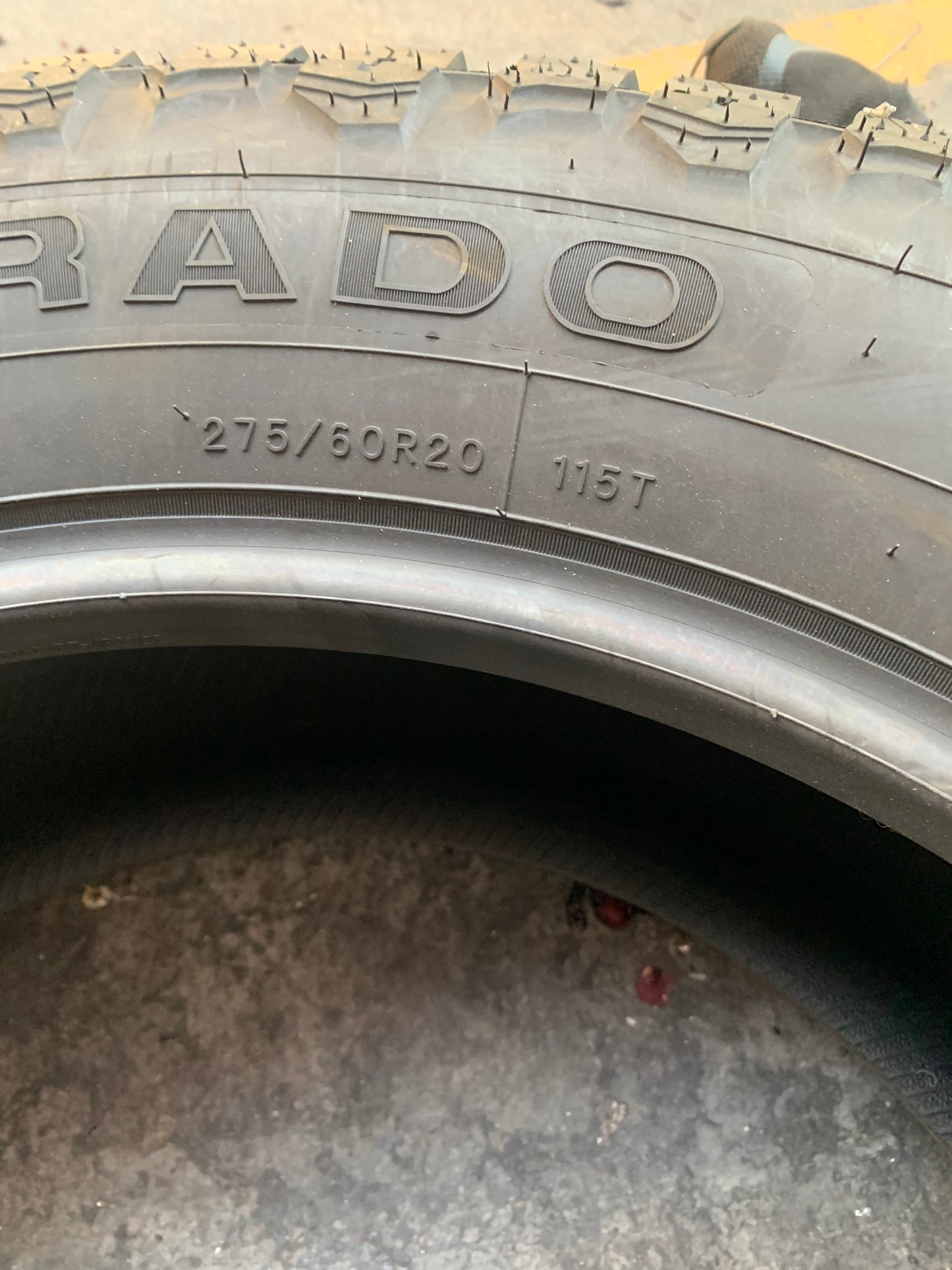 2 ELDORADO SPORT FURY AT 4S BSW P 275 60 20 115T ALL TERRAIN TIRE SPT15