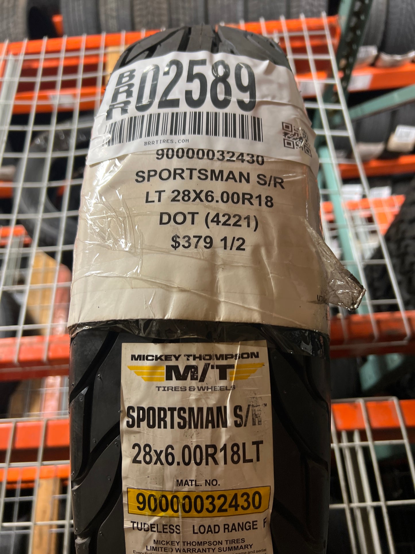 NEW MICKEY THOMPSON SPORTSMAN S/R LT 28 6 18 DRAG RACING TIRE 90000032430