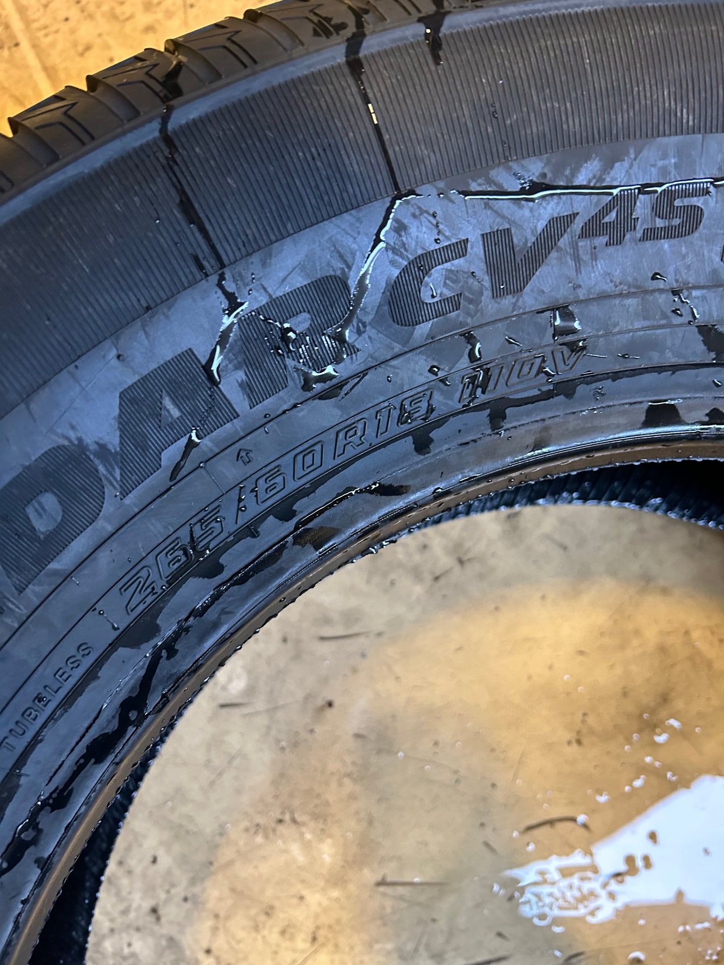 2 YOKOHAMA GEOLANDAR CV 4S BSW P 265 60 18 110V ALL WEATHER TIRE 110156116