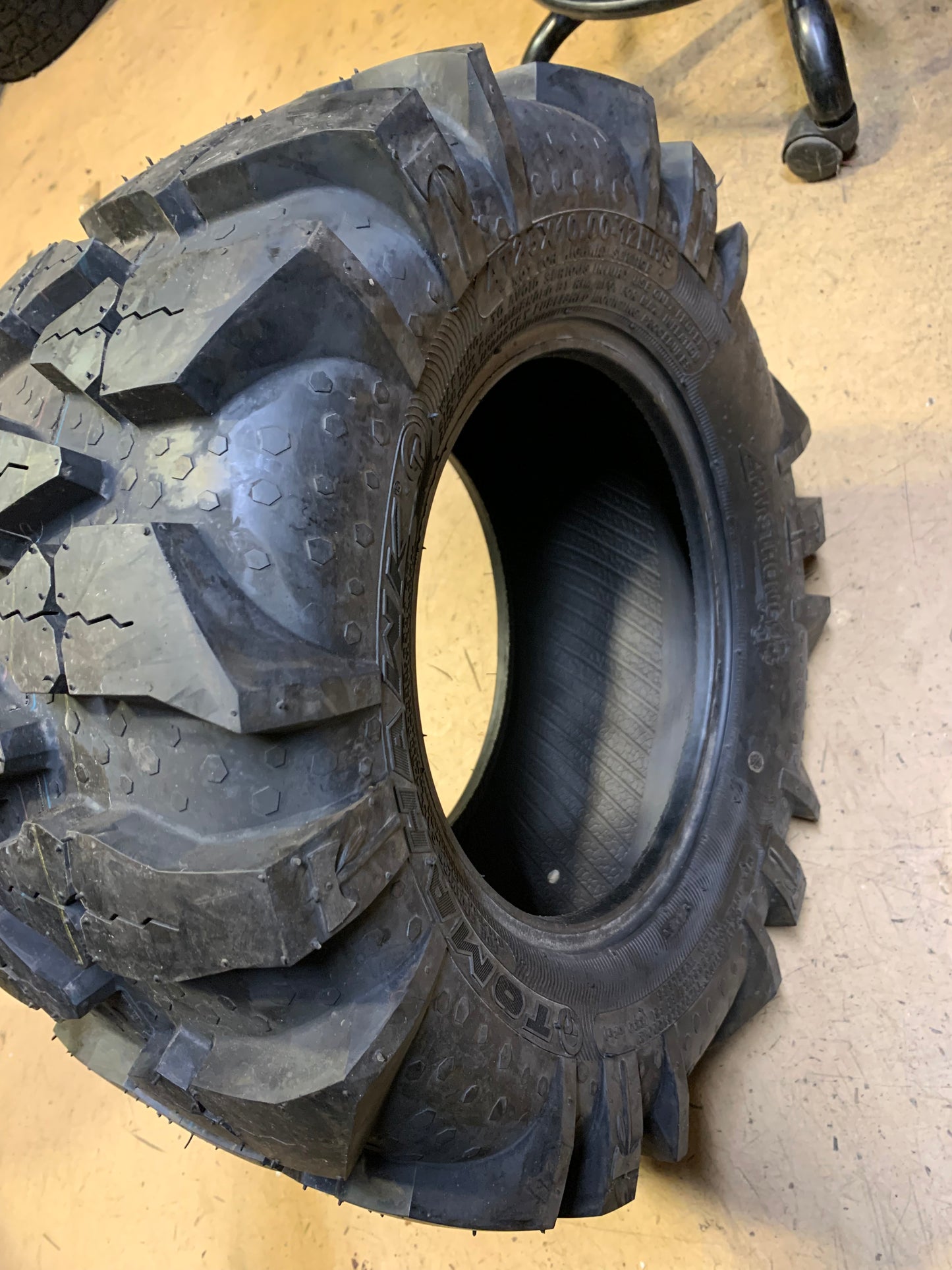NOS OTR TOMAHAWK BSW AT 25 10 12 6PLY ATV/UTV TIRE T1200625100012