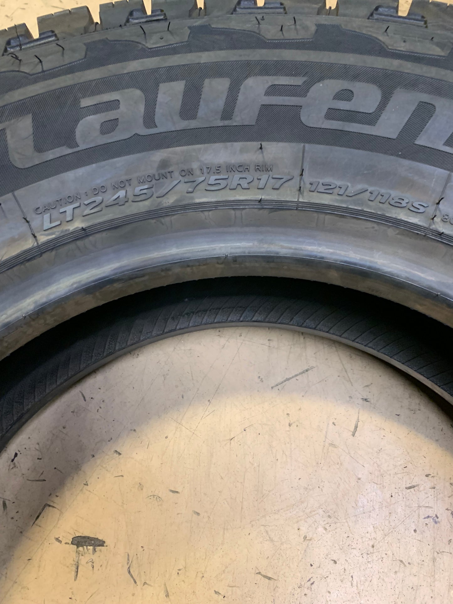 LAUFENN X FIT AT LC01 BSW LT 245 75 17 121/118S 10 PLY ALL TERRAIN TIRE 2020166