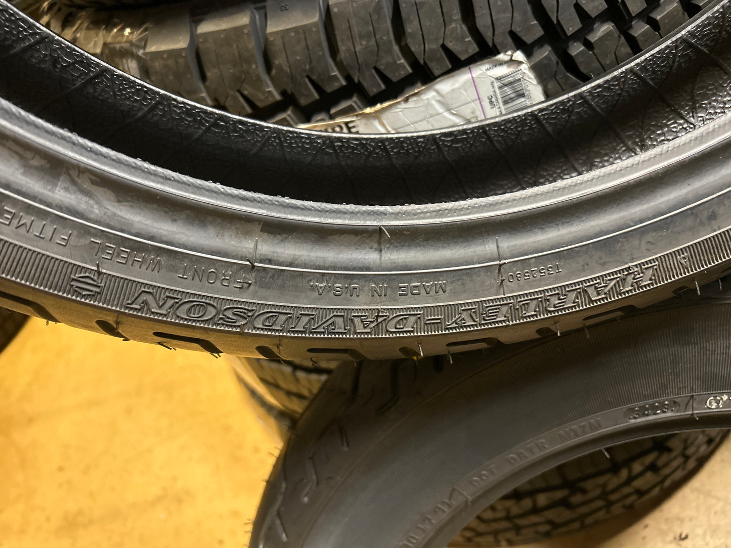 NOS DUNLOP D402F HARLEY DAVIDSON BSW 130 70 18 96H FRONT MOTORCYCLE TIRE