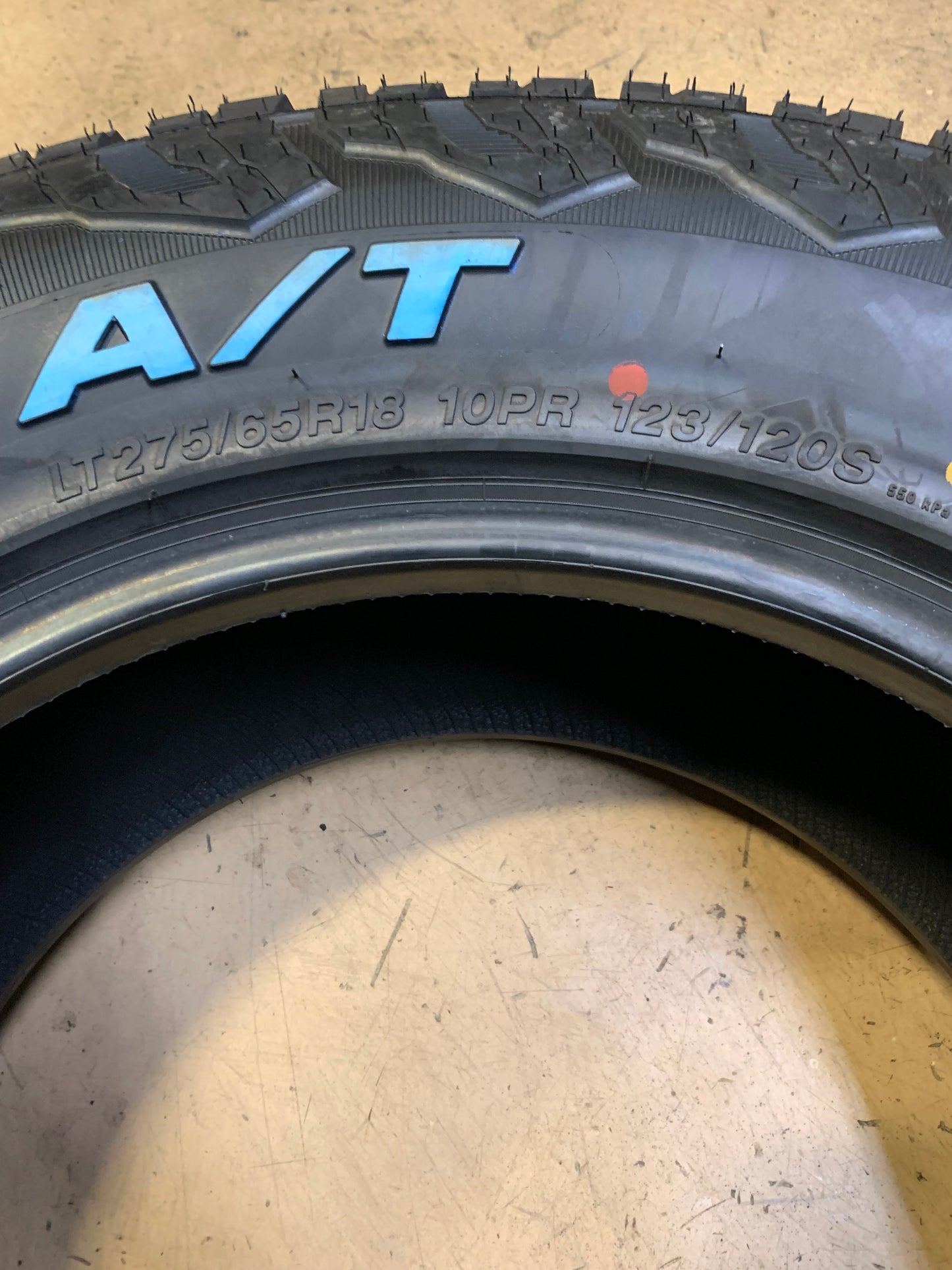 LANCASTER LS-37 A/T RWL LT 275 65 18 123/120S 10 PLY ALL TERRAIN TIRE LC1130