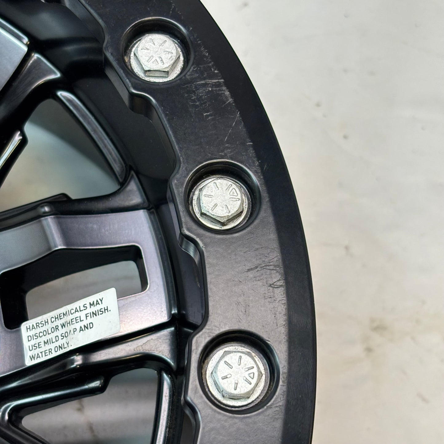 TUSK TETON BEADLOCK ATV/UTV GUN METAL/BLACK WHEELS 14X7 4/156 ET+5