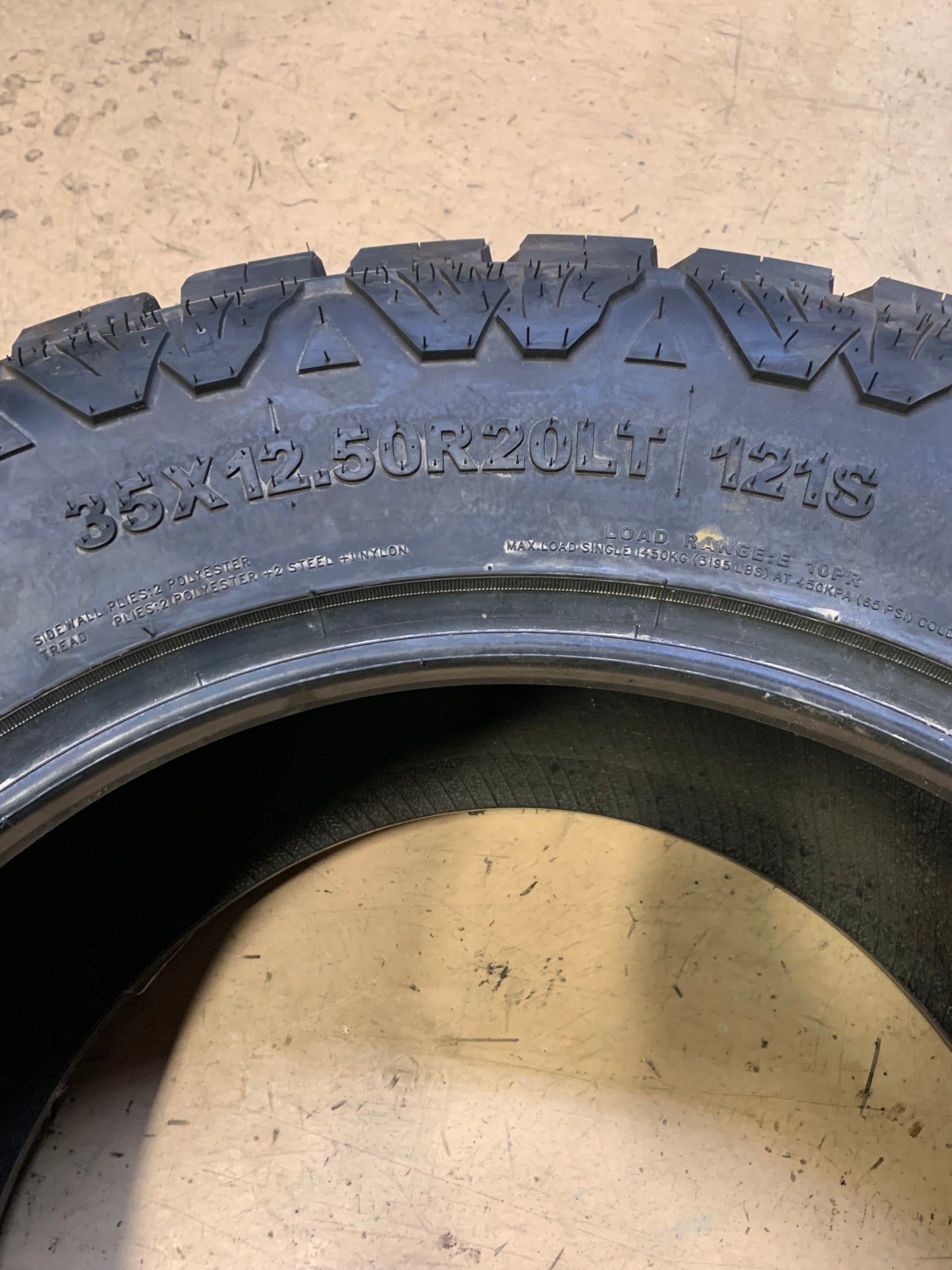 AMP TERRAIN PRO A/T P BSW LT 35 12.5 20 121S 10PLY ALL TERRAIN TIRE 35125020AMPCA2