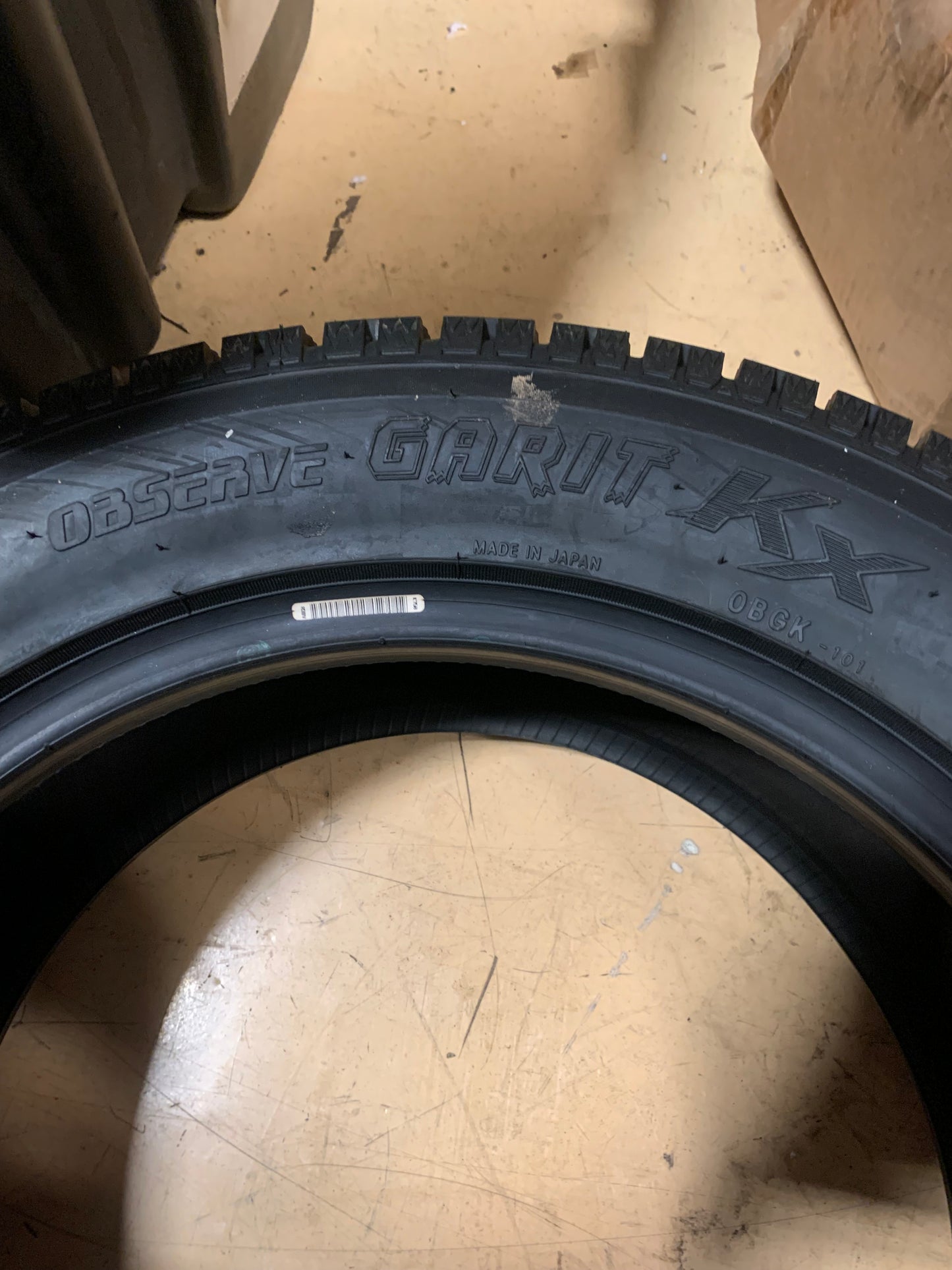 2 TOYO OBSERVE GARIT KX P 225 55 17 97H SL WINTER TIRES 149660